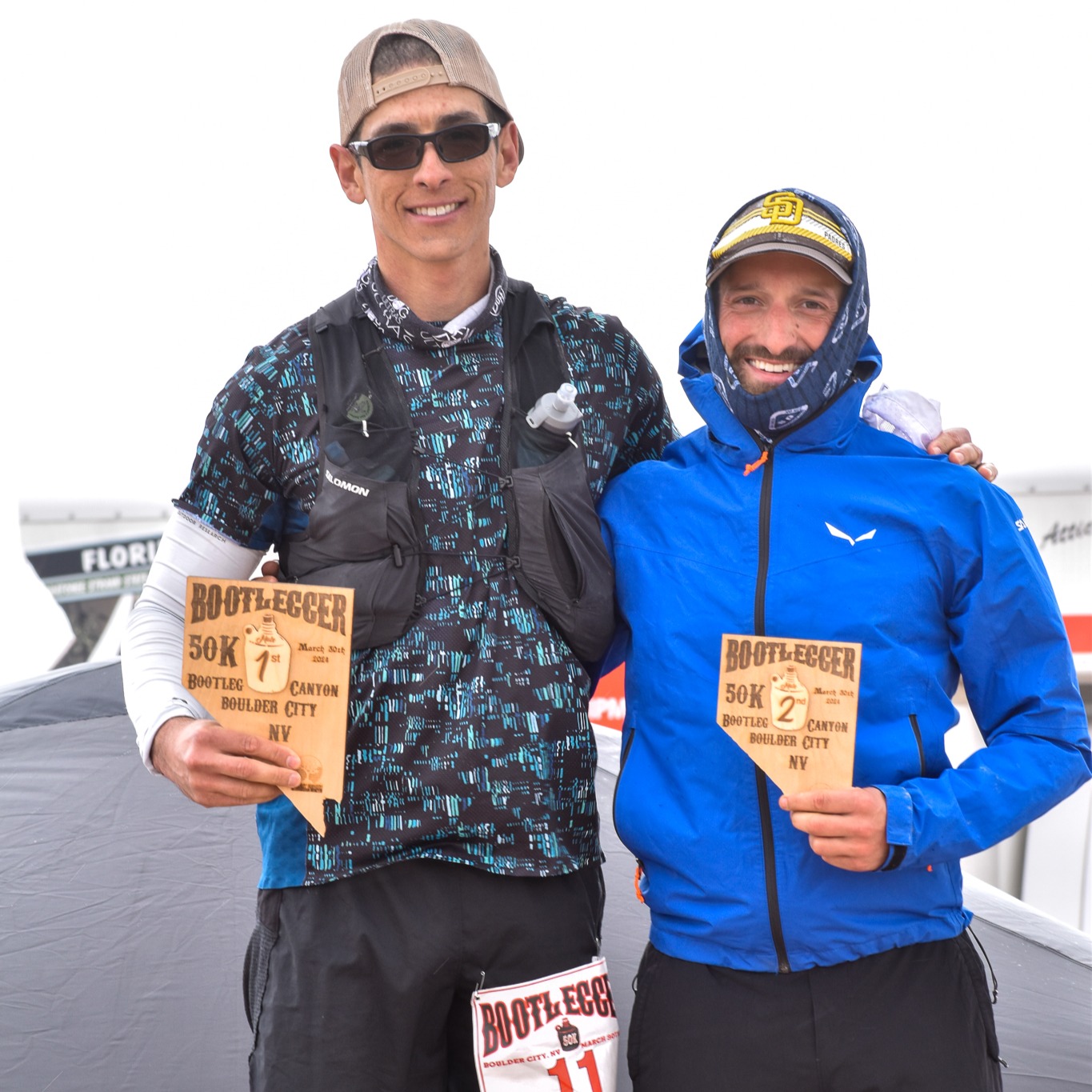 Last year we experienced some nasty conditions, but finishers were still smiling. We're anticipating sunny and 65 this year, but we'll have a good day no matter what the weather decides to give us! Come join us at Bootlegger on March 29th for a good time!