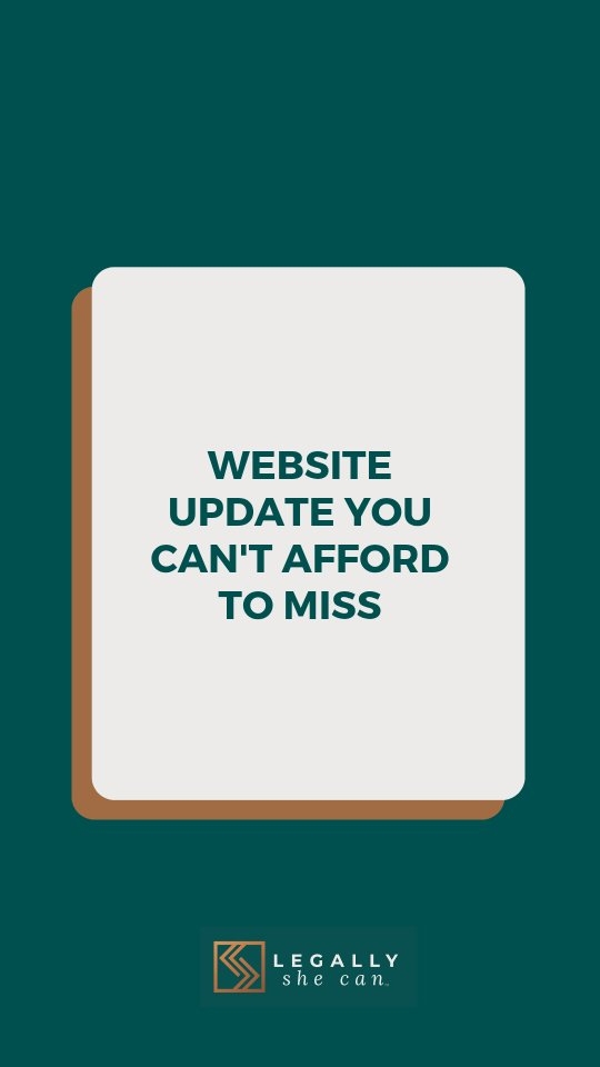 Did you forget this as well?
Copyright Notice notifies everyone that you are claiming copyright over your website. It's your proof that you actually did steps to protect your work.
How to write it?
1️⃣ Type ©️ which stands for Copyright
2️⃣ Add the first year you published your website (ex. 2021)
3️⃣ Add the current year (ex. 2025)
4️⃣ Then the name of your company
5️⃣ Then all rights reserved
Example ©️ 2021-2025 Legally She Can ALL Rights Reserved.
If you want to make sure that your business is Legally Compliant, join the Legally fluent®️ Business Crash Course Now.
⏬www.legallyfluenacademy.com/2025legallylaunch
🌟Do you want a FREE Business Checklist that will give you a list of business essentials you need to legally run your business? Type "LEGAL" below👇
#business
#coaching
#womeninbusiness
