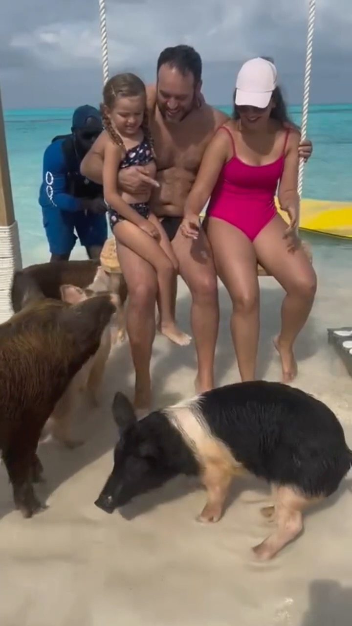 Swinging into Thursday Like 😎 💦
#roseislandswimmingpigs #oasisocean7beachclub #bahamar #007beachclub #swimmingpigs #roseislandbahamas