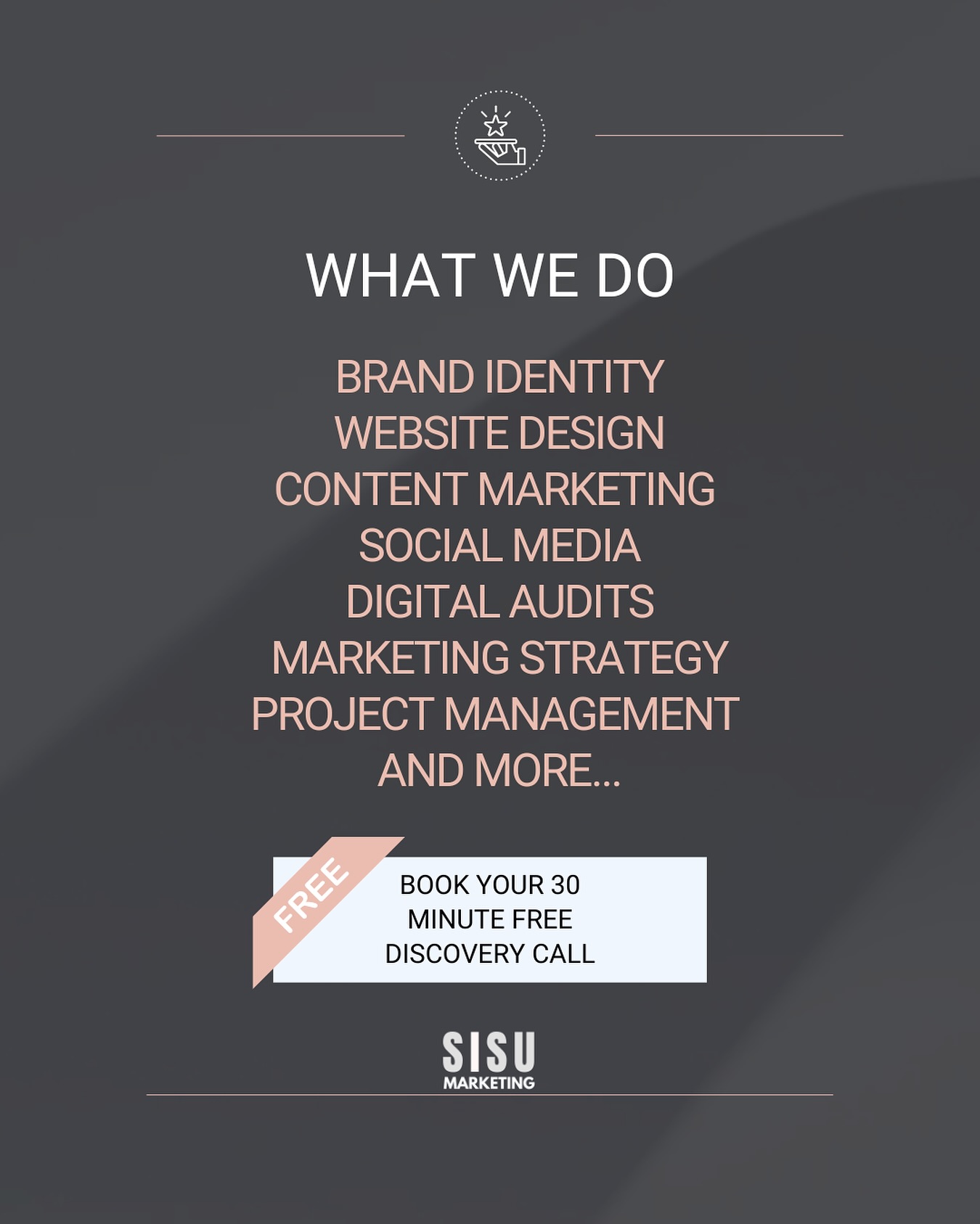 Located in Haslemere, Surrey, SISU Marketing are a small team of marketers and creatives who think strategically and responsibly with multi-channel solutions in mind to help businesses promote their brands in a streamlined and cost effective manner.
โ
With significant experience in all aspects of marketing from strategy, brand design and development, content planning, website design, social media management to event and project management, we will work with you across all channels to deliver results.
#sisumarketing
#haslemerebusiness
#marketingagency