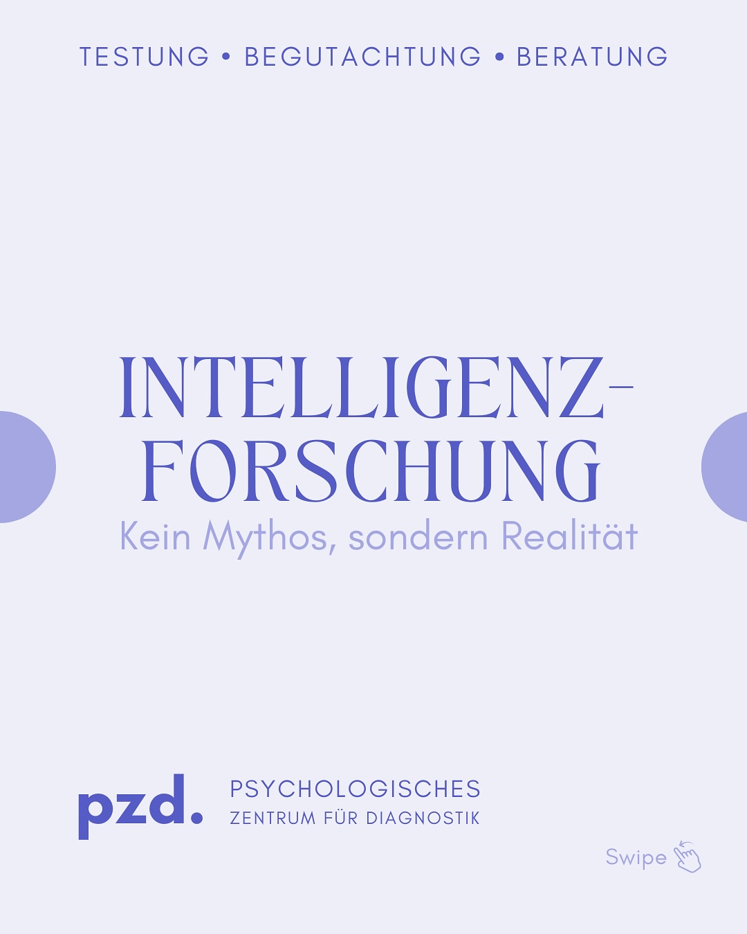 💡Heute räumen wir mit drei häufigen Fehlannahmen über die Intelligenzdiagnostik auf.
Dafür betrachten wir das (1) Definitionsproblem, die (2) Abseitigkeitsannahme und zuletzt die (3) Ursachenverwirrung.
#intelligenz #psychologie # Diagnostik #wissenschaft
@a.maxhofer.psychologin @s.winke.psychologin @psychologie_schleelein