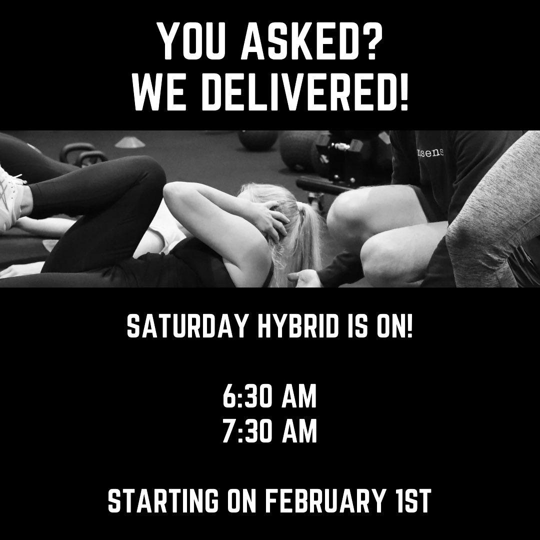 💥HYBRID SATURDAYS ARE ON💥
Every Saturday at 🥳
🤩6:30 am
🤩7:30 am
Starting on the 1st of Feb! 🙌🏽
Get in quick so you don’t miss your spot on the list!👊🏽
book through the Mind Body app or
call No Nonsense HQ
📞 0414 595 509
Or email us at
📧 nononsenseavalon.com
OR Feel free to contact us or come into our new space for a chat 💥
10/57 Avalon Parade
#avalon #avalonbeach #fitness #gym #nononsens #massage #wellness #fitness #nononsenseavalon #supportlocal #northernbeaches #gymclass #fitnessclass #strengthtraining #Boxing #conditioning