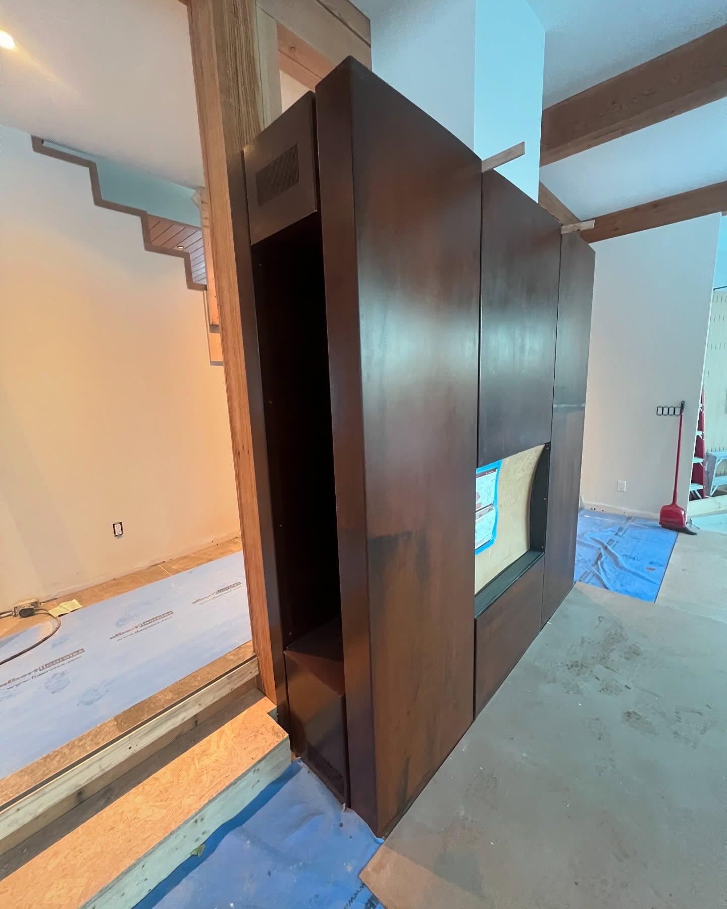 Making good progress on this fire place surround. Just a few more things to add but everything fit nicely. What an addition this press brake has been to my small shop.