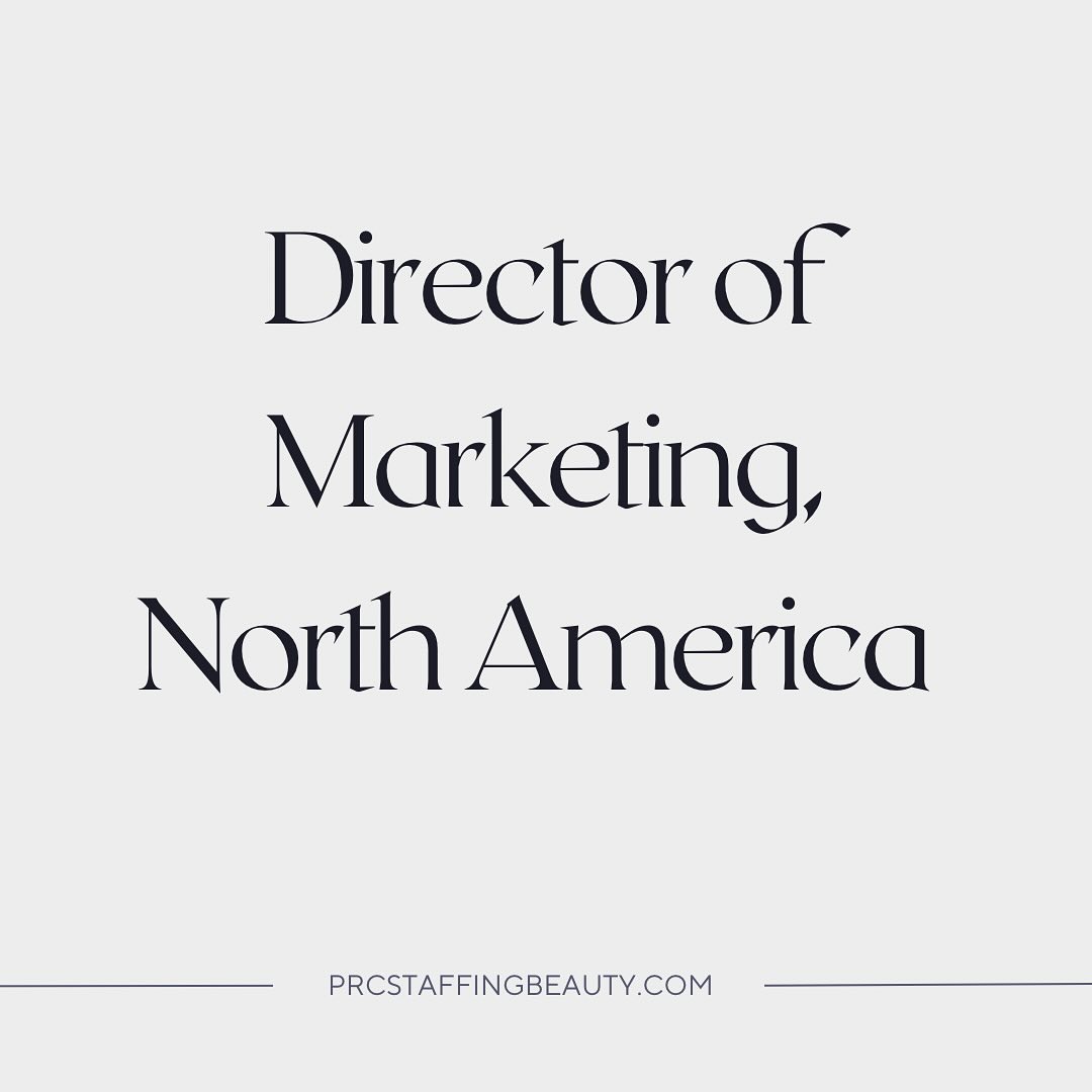 We’re on the hunt for a talented Director of Marketing based in NYC for our beauty client, a skincare brand known for their viral, gen-z friendly products! Message for details 💌
