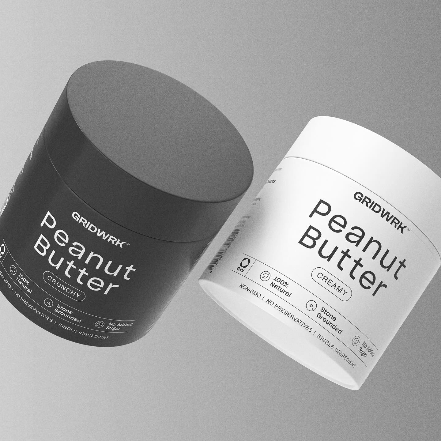 Fuel your potential, Gridwrk all natural peanut butter, Single ingredient.