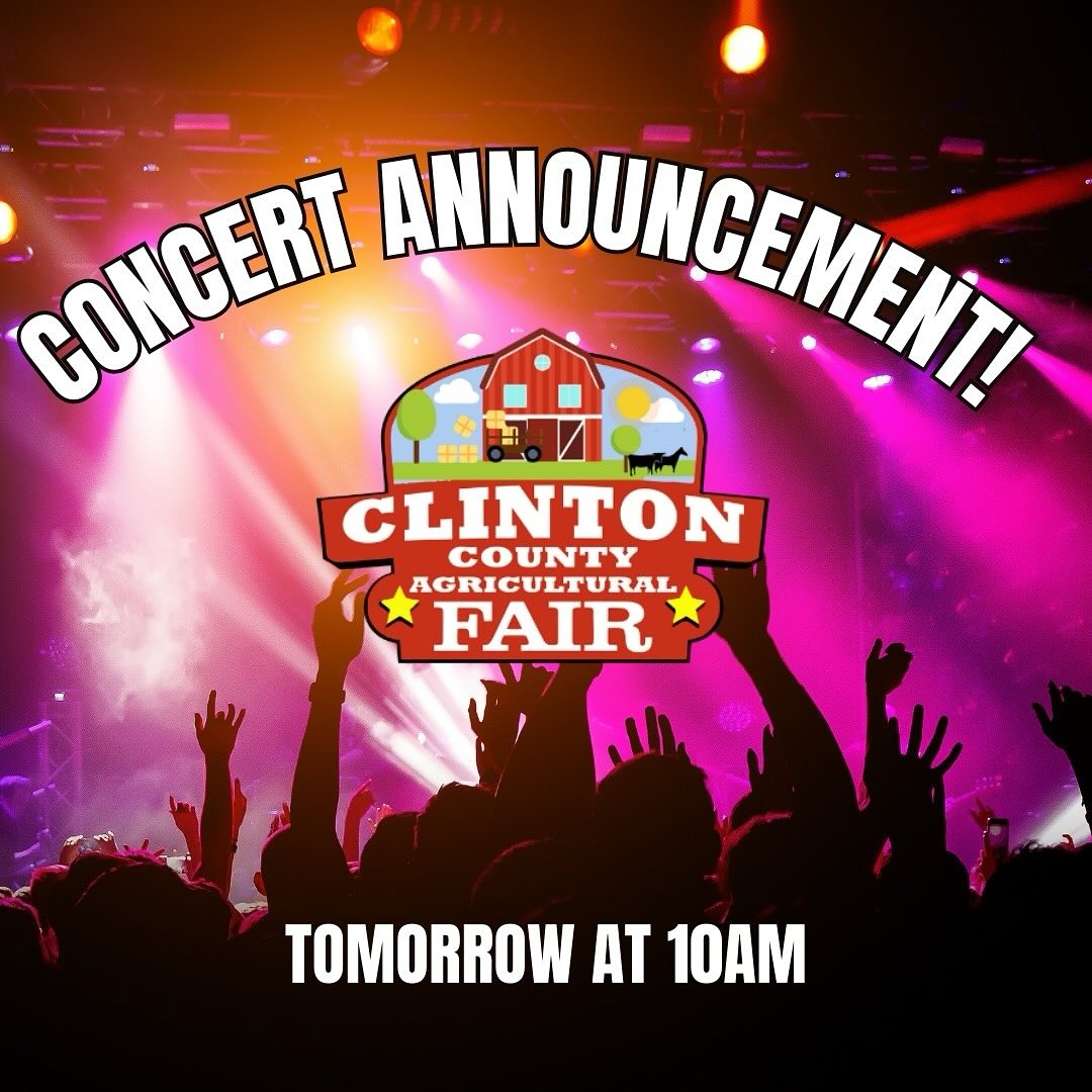 We have a concert announcement tomorrow at 10am!