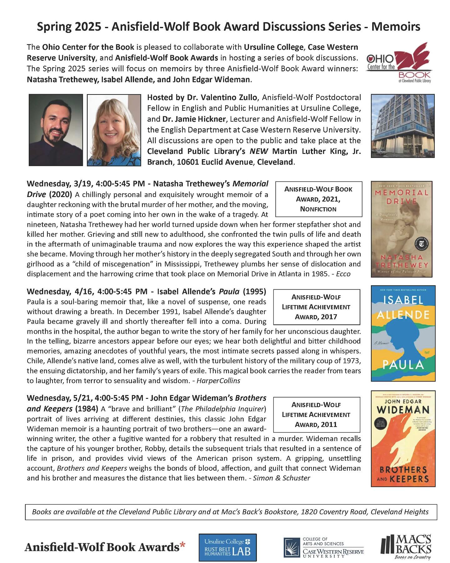 The new MLK branch of the @clevelandpubliclibrary is opening today and we’re exciter to announce a new book club with @clevefoundation’s Anisfield-Wolf Book Award to celebrate! Other partners include @ohiocenterforthebook, @cwru, @macs_backs and more!