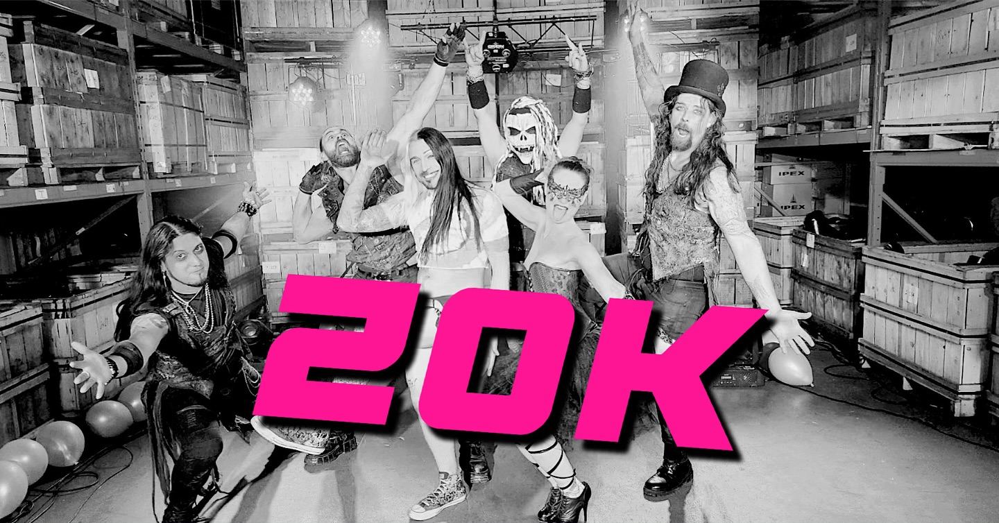 Wooooo!! Surpassed 20K on PSYCHOPOMP…
Thank You!!
Let’s keep it going. WATCH NOW!! 🤘📺🤘
Link in Bio