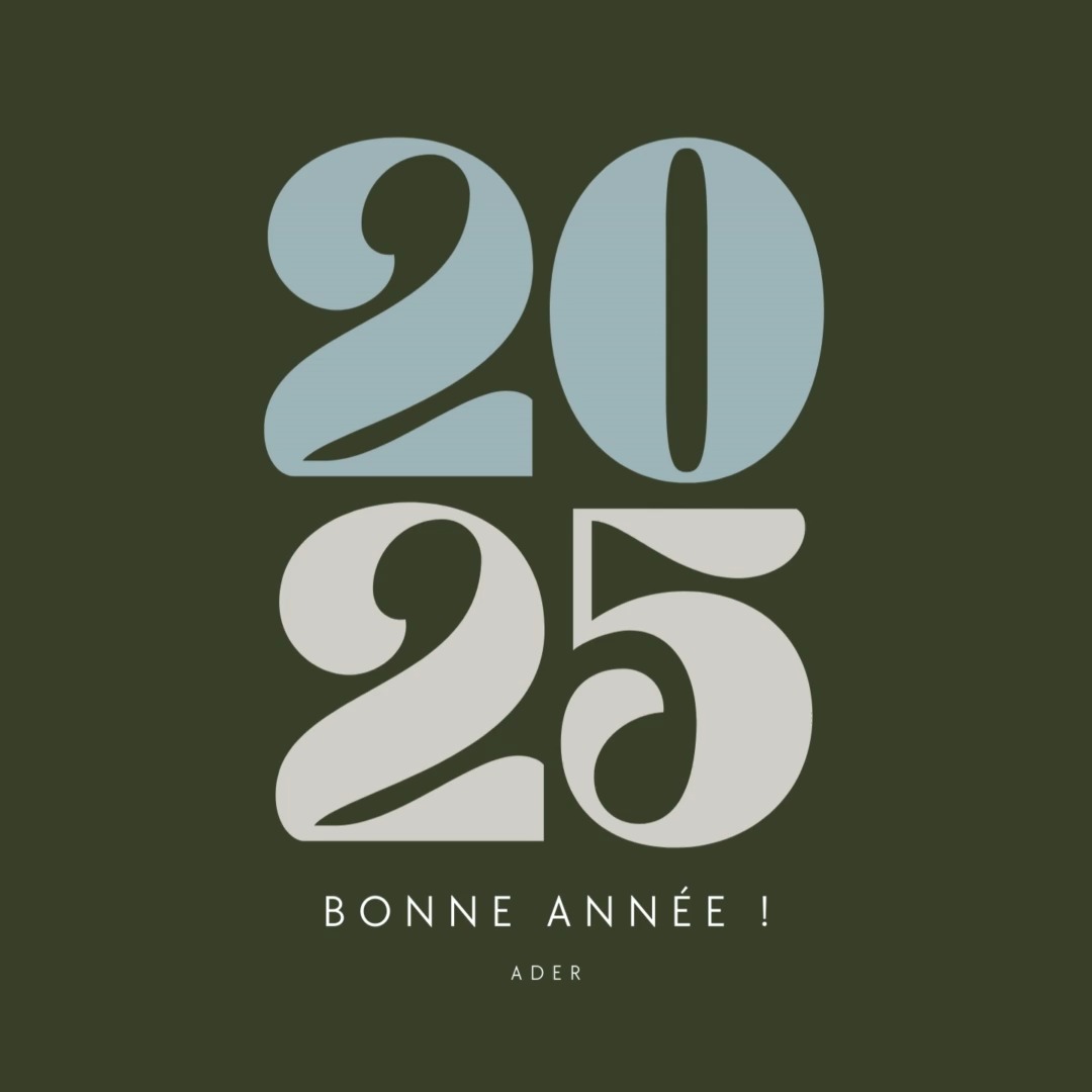 🎉 Bonne année 2025 de la part de l'ADER ! 🎉
Nous vous souhaitons une année remplie de réussites, de bonheur et de projets inspirants ! ✨
Nous tenons à remercier tous nos adhérents et abonnés pour votre soutien et votre engagement tout au long de l'année passée. 🙏
Restez connectés avec nous pour ne rien manquer des nouveautés à venir, des événements et des informations importantes. 📲💡
Merci de faire partie de notre belle communauté ! Ensemble, continuons à avancer ! 💪
#BonneAnnée #ADER #NouvelleAnnée #RestezConnectés #communauté