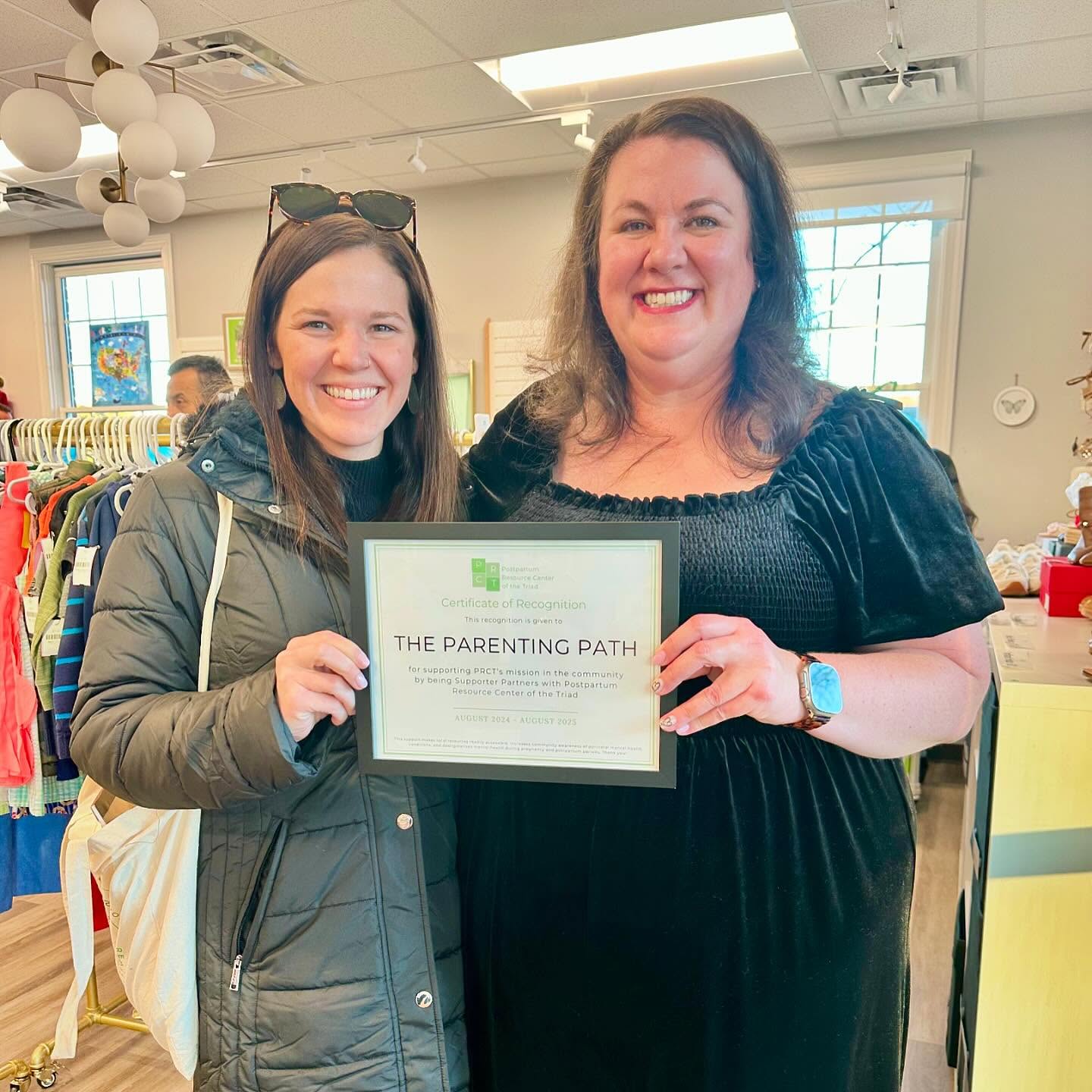 PRCT x The Parenting Path
The Parenting PATH is a local non-profit organization whose mission is to prevent and treat child abuse and neglect in northwest North Carolina. This mission is accomplished through a variety of services aimed at strengthening families, enhancing parent-child relationships and increasing community awareness.
PRCT is proud to partner with The Parenting Path to further our mission in the Triad community. @theparentingpath
Becoming a Partner with Postpartum Resource Center of the Triad is a great way to communicate to our community that you support the mission and vision of PRCT. We know that support is integral to the well-being of mothers and families, and together we can provide that support. The talent, resources, and impact that our community is able to offer is invaluable. Mothers, partners, and families want to know that they are supported by local businesses and their community at large. Email info@prctriad.com to learn more.