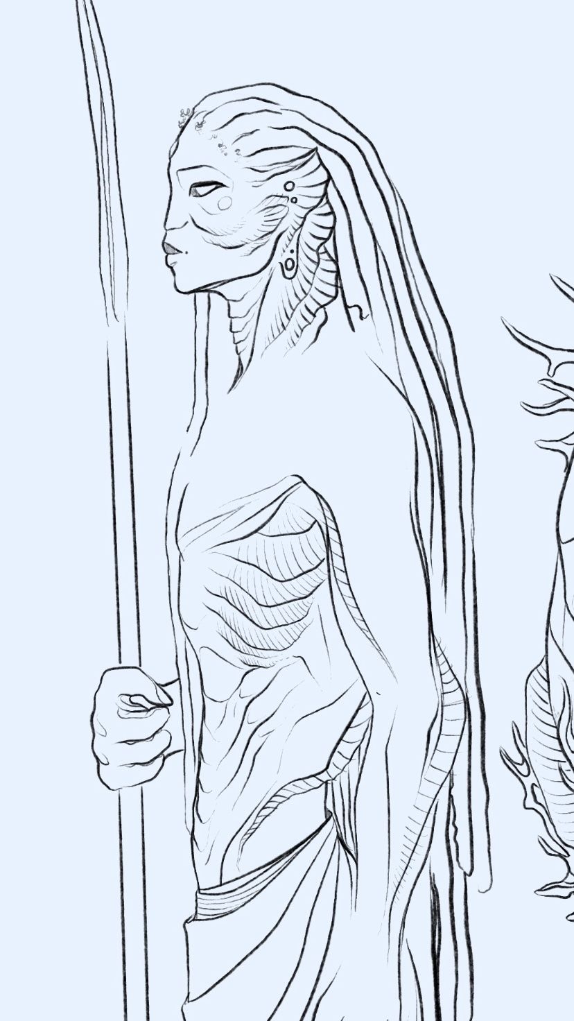 👽👽👽
Video quality is sh’t but oh well.
#procreate #characterconcept #alienart