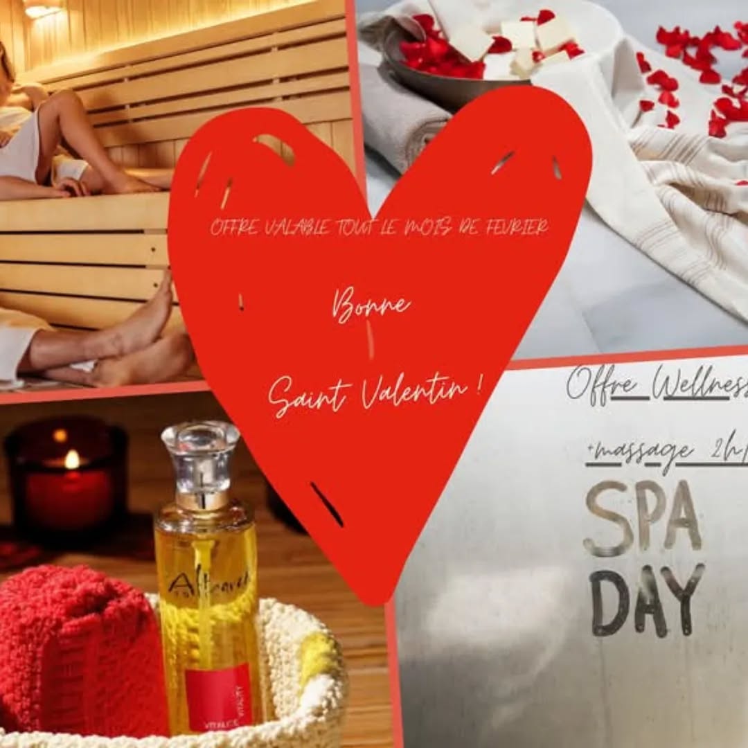 RITUEL ST VALENTIN Altéarah bio BE/LU
En DUO: 2h30/270€
Avec acces wellness privatisé:
Méditation olfactive dans le sauna, hammam (gommage au sel de l'Himalaya et aux huiles essentielles compris) + rituel de saison corps et visage Altearah pour chacun.
Achat bon cadeau: contact@alchimoon.be ou Le 5ème Élément Fitness Center
RDV par sms: 0032496628485 ou à contact@alchimoon.be
L'agenda de février est presque complet!
sur rdv: au 5ème élément à Wemperhardt (LU)
#Le 5ème Élément Fitness Center #DetoxNaturelle #WellnessJourney #luxembourg #altearahbio #Massage #rituelàdeux #rituelbienetre #soinenergetique #sonotherapie #soinvisage #soinsnaturels #massagebienetre #saintvalentin