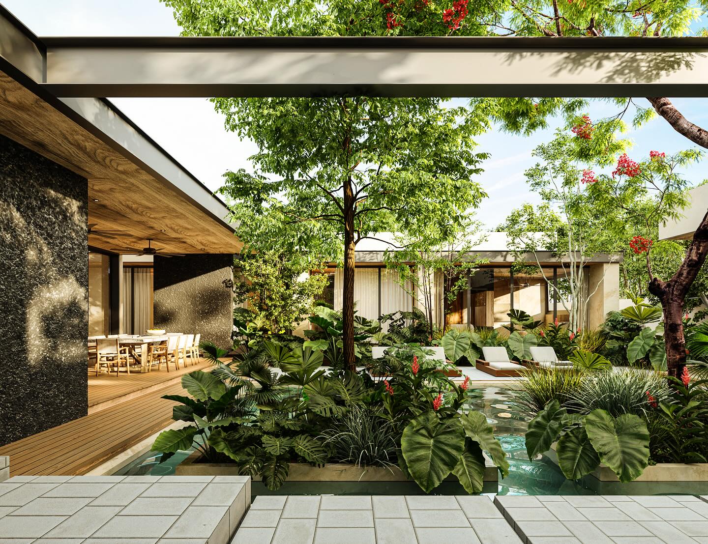 Espacios | Vestíbulo abierto | Casa MA
#house #housing #process #design #arquitetura #arquitectura #archilovers #architecture #pool #merida