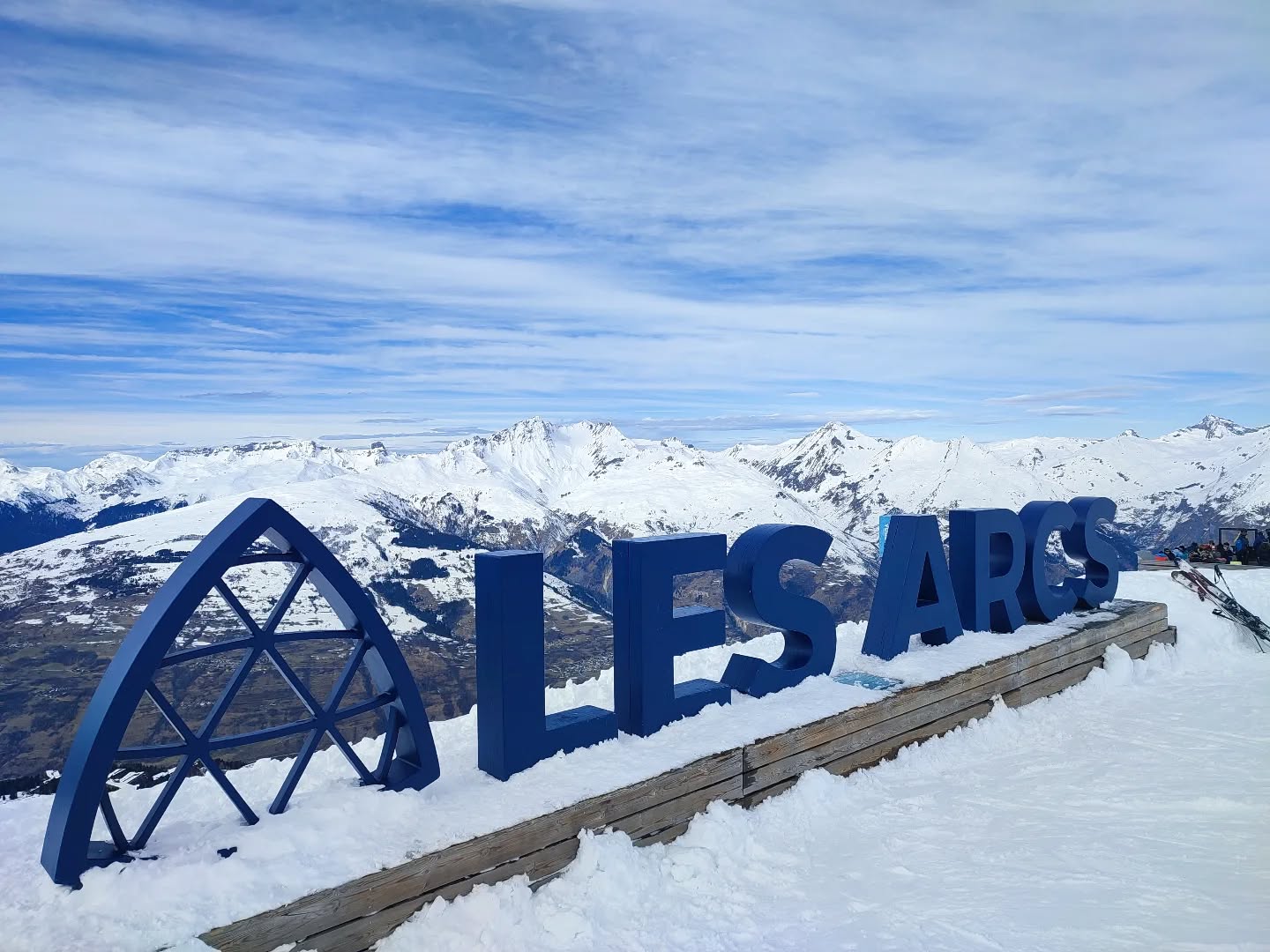 Compulsory yearly sign post. #paradiski #ski #cateredchaletholidays #esarcs