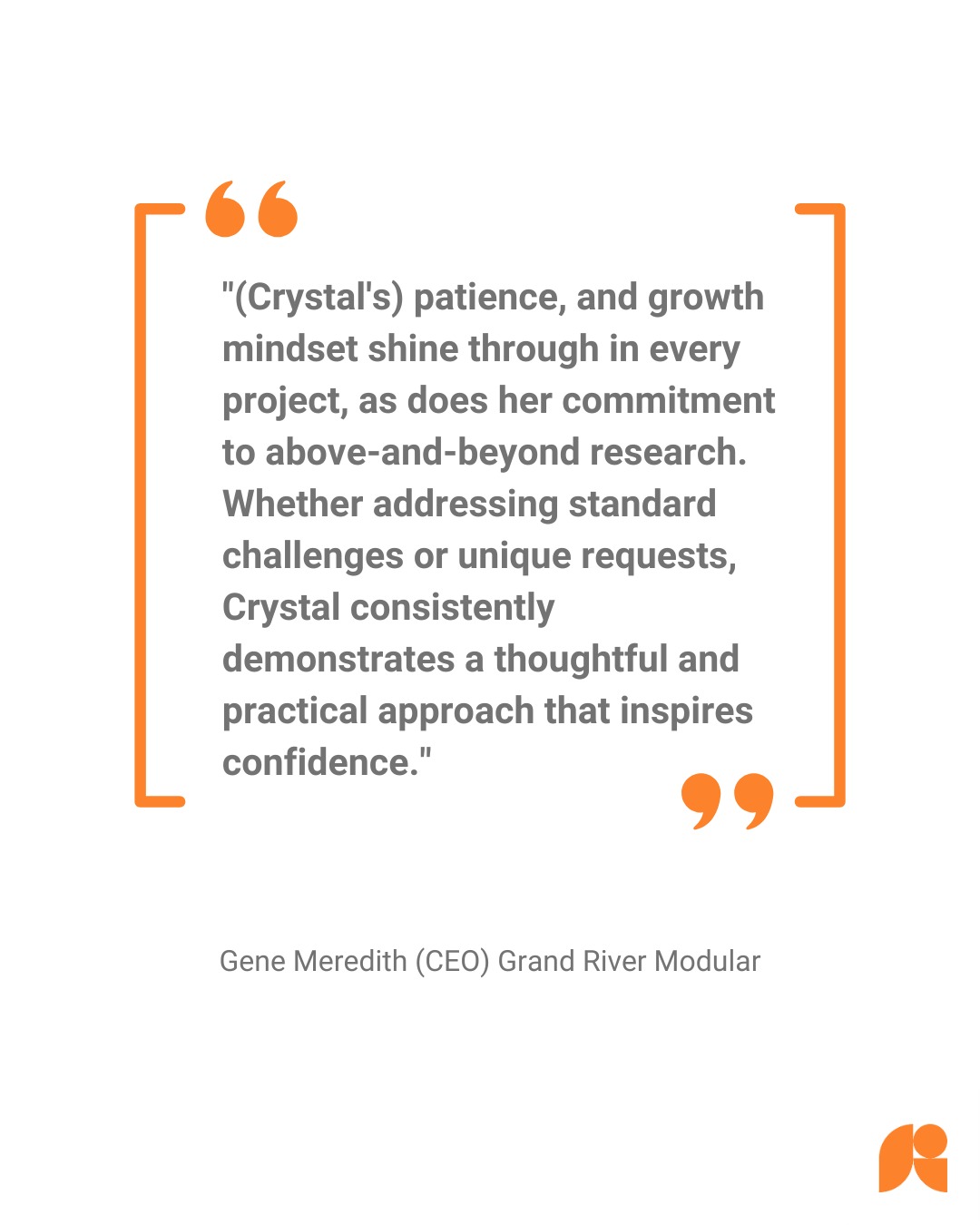We appreciate the kind words from our clients. We couldn't do what we do without their support, knowledge-sharing and encouragement. Thank you @grandrivermodular
#testimonial #waterlooregion #architecture