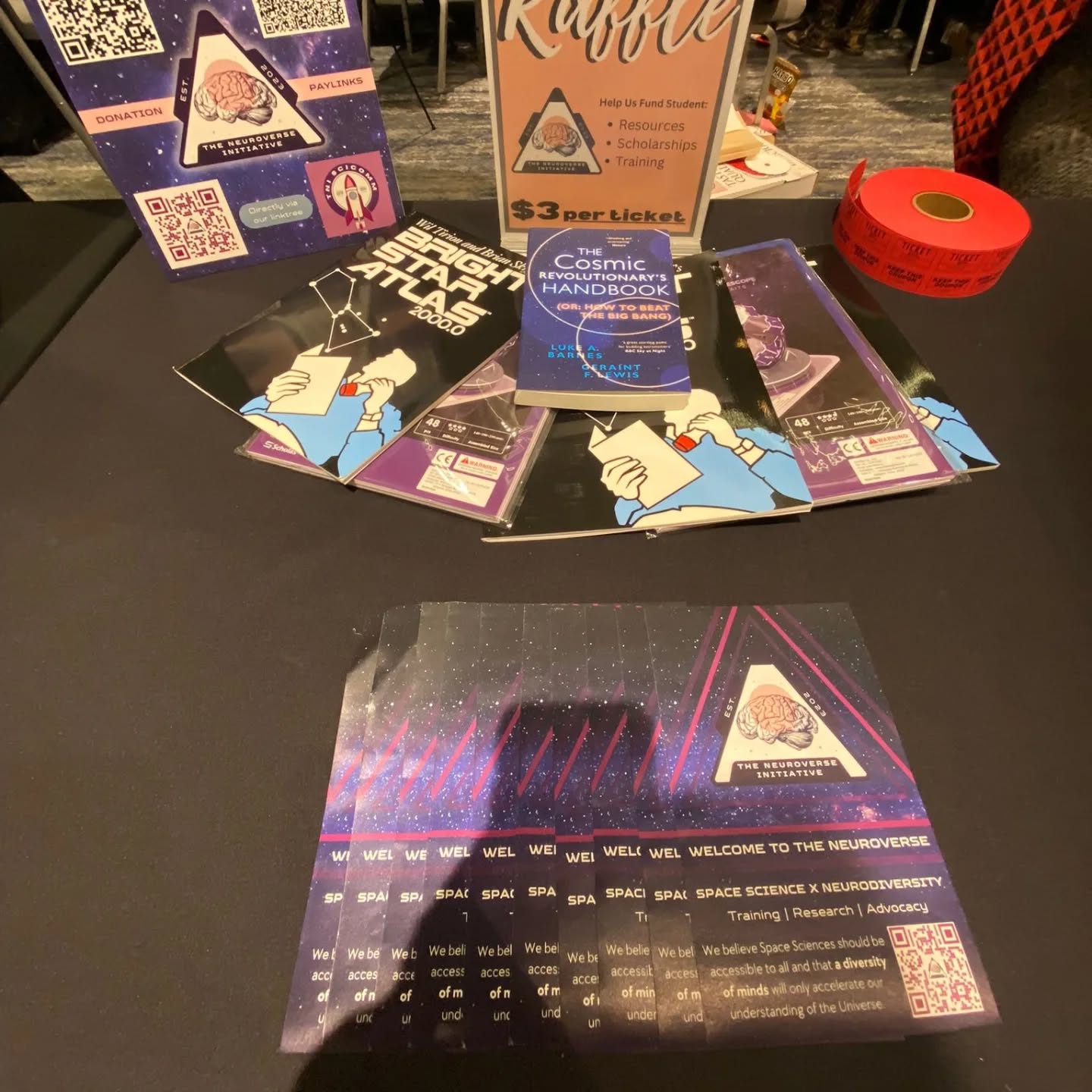 🗣️📣 Super awesome raffle at the TNI vendor booth!
The grand prize is a copy of Live Long and Evolve signed by Anson Mount, David Ajala, Cirroc Lofton and Elias Toufexis and Star Trek legend Brent Spiner! 🤓
Lots of prizes so come by and say hi. Drawing happens at 6 pm PST 🖖
#stsfo #startrek #scifi #neurodiversity #raffle