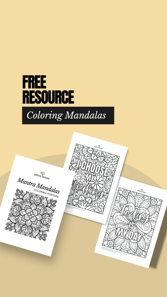 ✨Color your way to calm and mindfulness✨
We've put together a collection of stunning coloring mandalas, each paired with an inspiring quote to help you de-stress and tap into your creativity.
Hit the download button! You will find the collection in the free resources section. Link in the BIO.
Print your pick! Grab your favorite coloring supplies and unleash your creativity.
Color your stress away! Zone out, relax, and let your worries melt like crayons on a hot day.
Snap a pic! We want to see your masterpiece!
Share the love! Post your colored mandala creation on Instagram and tag us @sattva_house.
Let's build a vibrant wall of colorful calm, together!
#SattvaHouseCommunity #ColoringForCalm #MandalasAndMotivation #Mindfulness #MindfulnessActivities #MindfulnessResource #MindfulnessExercise #MindfulnessPractice