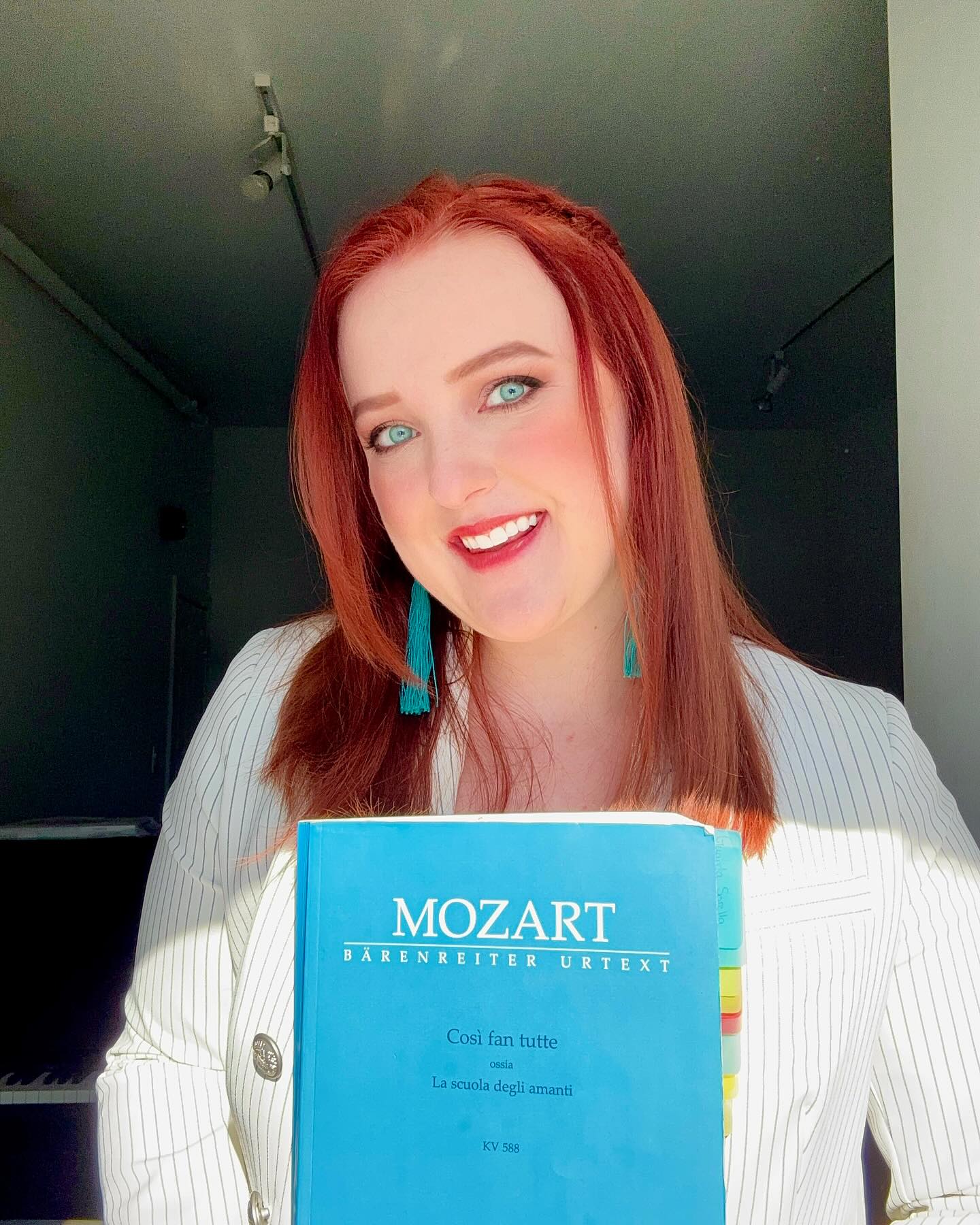 Happy birthday to Mozart and happy first day of staging! What a joy it has been to bring Fiordiligi to life! ๐ถ๐ถ