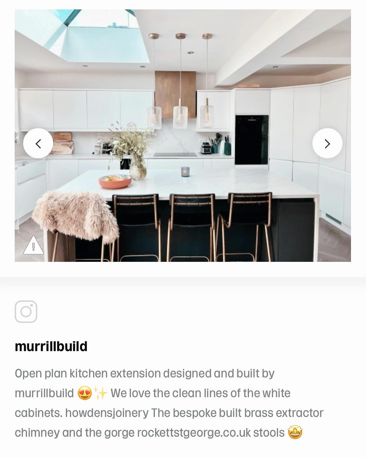Love seeing one of our kitchens we designed and installed being featured at @howdensjoinery and online! Go team Murrill 😍#kitchens #design #carpentry #interiordesign #homes #kitcheninspo #whitekitchens