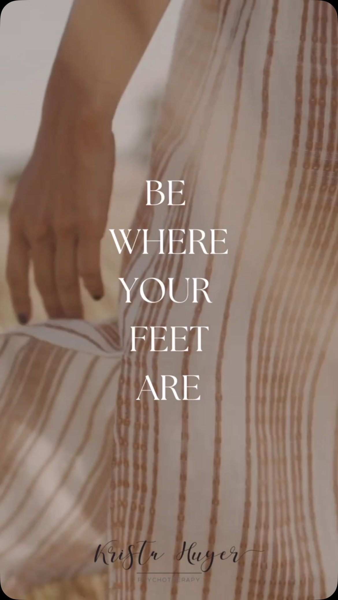 Be where your feet are. 🌿
In a world that constantly pulls us in a thousand directions, it’s easy to lose touch with the present moment. But your body is always here, waiting to anchor you back to now.
Grounding is a simple yet powerful way to reconnect with your environment and find calm amidst the chaos. Try this:
✨ Take a deep breath.
✨ Press your feet firmly into the ground—notice the texture beneath you.
✨ Look around and name 5 things you can see, 4 things you can touch, 3 things you can hear, 2 things you can smell, and 1 thing you can taste.
When we slow down and truly notice our surroundings, we give our minds permission to rest. It’s not about escaping the moment—it’s about returning to it.
How do you ground yourself when life feels overwhelming? Let me know below—I’d love to learn from you. 💛