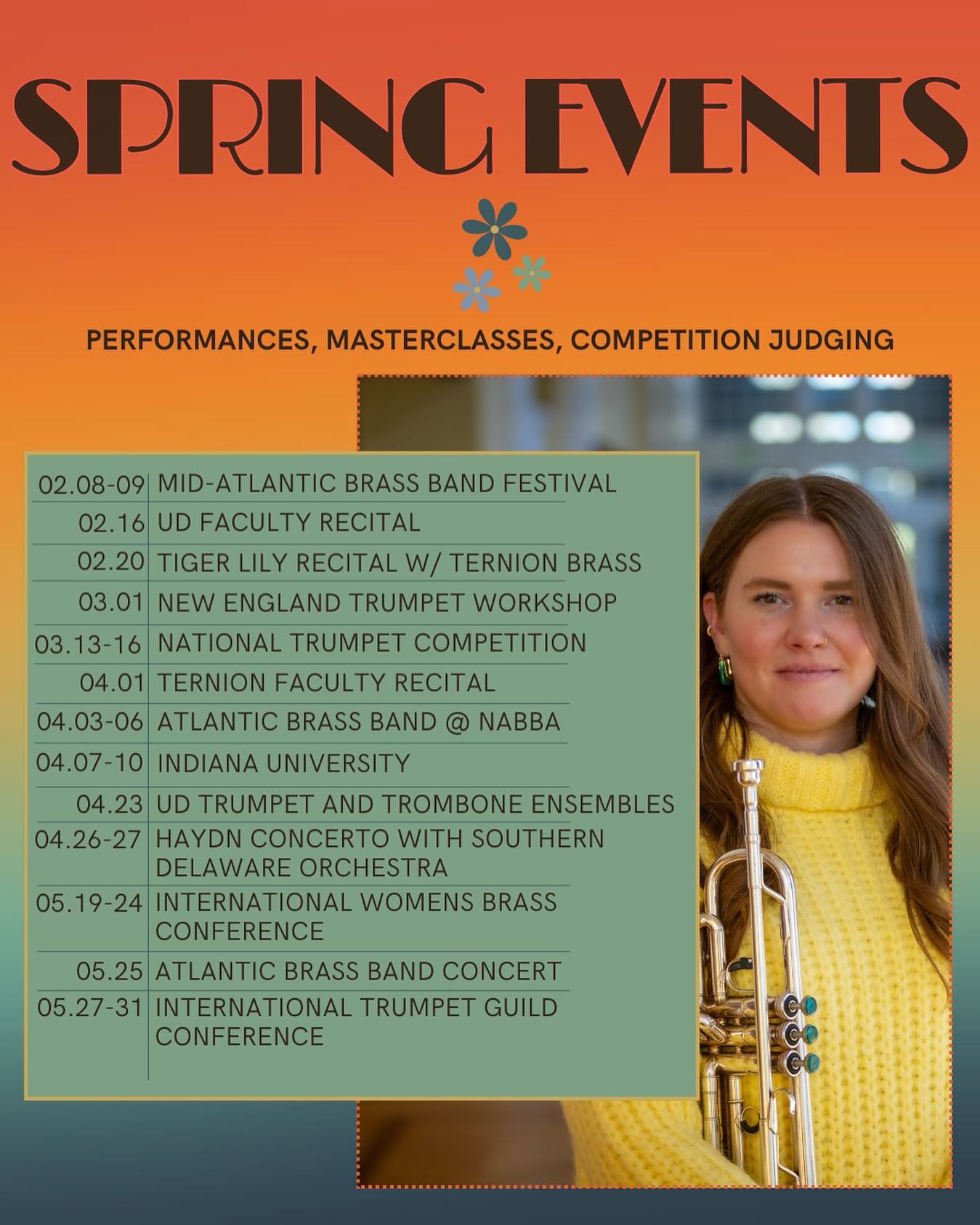 I took an attempted haitus from travel last semester so I could settle into the new gig and focus on recording, but baby I’m back! 🕺 here’s what now through May has in store for me, with some others in the works I can’t tell you about yet 🤠
Oh and album release is coming to you in March 😘
📸: @poliveri