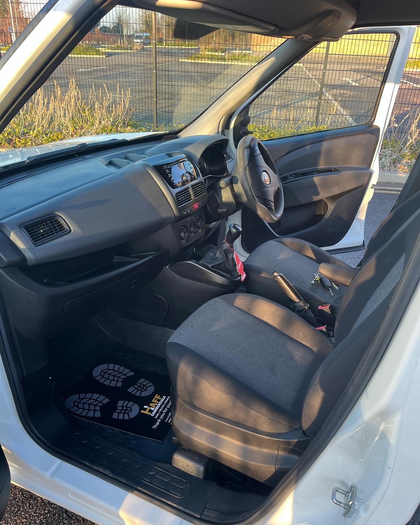 💥 SOLD💥
Fiat Doblo Cargo MultiJet 1.3l 90ps Van
💰From £97.5 P/M💰 or £4,500 + VAT
Key Information
⚫️2016 (66 reg)
⚫️77,600 Miles From New
⚫️ULEZ Compliant
⚫️1 Previous Owner (EX BT Van)
⚫️Service History
⚫️4x Keys
Specification
✅Twin Sliding Doors
✅Beacons
✅Roof & Ladder Rack
✅Butterfly Step
✅Additional 12V Socket
Further modifications available on request 🤝
All vehicles come with
👌12 months MOT & Service
👌3 months or 3000 mile warranty (whichever comes first)
www.haffcommercials.co.uk/copy-of-contact
To apply for finance for this vehicle - please follow the link above, fill in your details and use the stock reference code. STOCK REFERENCE : SN012
Alternatively, please contact the team on 👇
☎️ 01795 508950 📲 07496 419781
📧 info@haffcommercials.co.uk
Or view our other stock
🕸️ https://www.haffcommercials.co.uk
VIEWINGS BY APPOINTMENT ONLY
Finance from £97.50 based on £900 deposit upfront, £4,500.00 financed over 60 months at 6% flat rate of finance. Subject to lender Approval.
IFG Hire & Sales Ltd T/A HAFF COMMERCIALS is registered in England and wales, company registration number 14197381. Registered Office Address: Wises Oast, Wises Ln, Sittingbourne, Kent, ME9 8LR. Data Protection Number ZB689143.
IFG Hire & Sales Ltd T/A HAFF COMMERCIALS are a credit broker, not a lender. We are authorised and regulated by the financial conduct authority (FCA), Firm Reference Number 1014140. We work with a number of carefully selected lenders who may be able to offer you finance for you purchase from us, subject to credit approval. Other offers may be available externally but cannot be used in conjunction with our offer. We do not charge you a direct fee for our finance service, instead we are renumerated by way of commission from the lender once you enter into an agreement with them. Commission received by us may affect the amount you repay under your agreement.