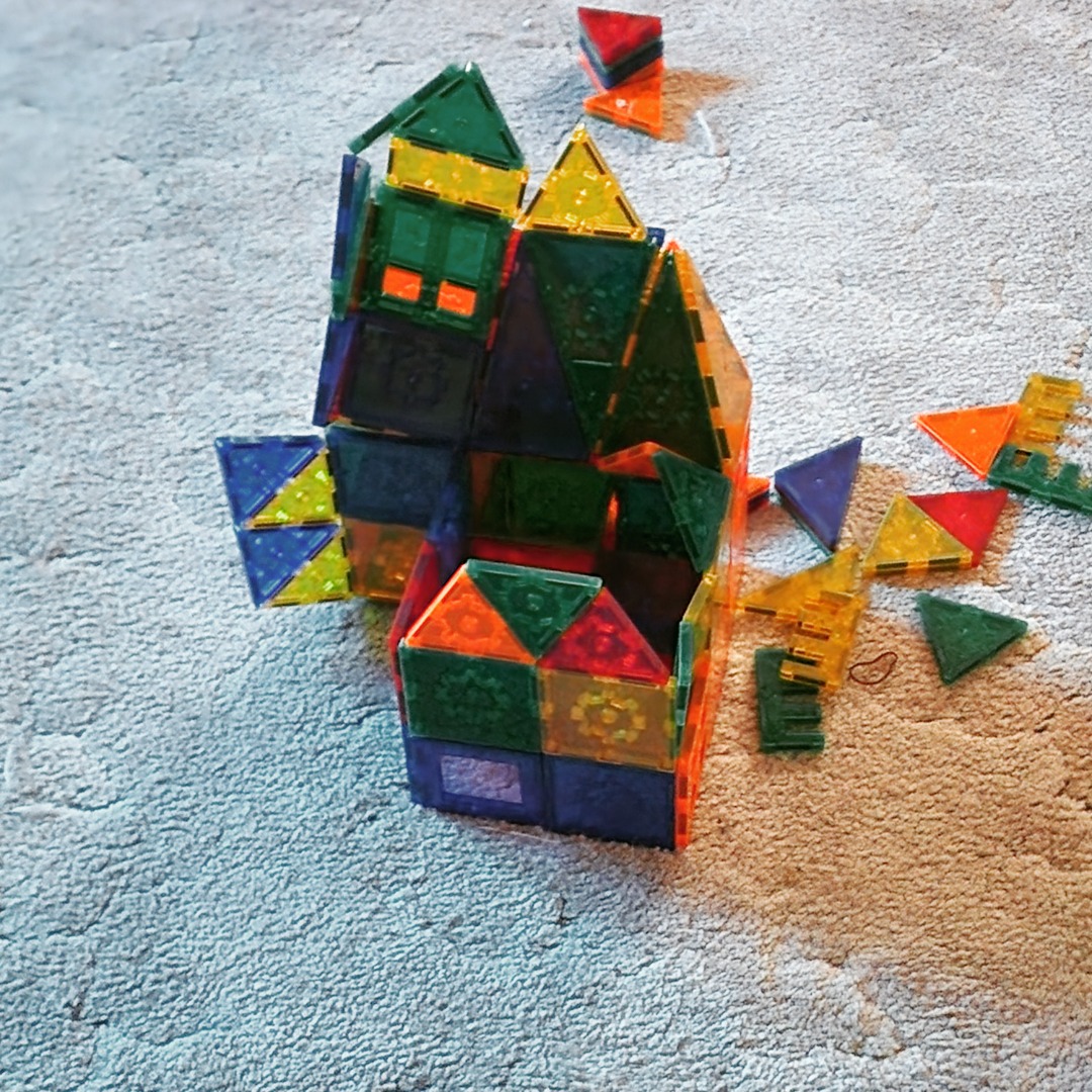 🌟 Quiet Beauty
Day 25 of the January Photo-a-Day Challenge: Nurturing Stillness is about noticing the quiet moments of beauty that often go unnoticed in the busyness of life.
This photo of a structure my girls built with magnetic tiles is one of those moments for me. During the day, life is full of noise, energy, and chaos with five kids, but when the house finally quiets down and I’m cleaning up, I come across little things like this. In the stillness, I pause and smile, overwhelmed with gratitude for the joy and creativity my children bring to my life.
These small, quiet moments remind me to see the beauty in the ordinary and to hold onto the gratitude that often hides behind the busyness.
💭 What quiet beauty have you noticed in your life lately? Share the small, meaningful moments that bring a sense of calm and gratitude—use #StillnessInStormsChallenge and tag @YourInstagramHandle so I can celebrate your reflections.
✨ #PhotoADayChallenge #QuietBeauty #NurturingStillness #MindfulMoments #FamilyConnections #CreativeHealing #SelfDiscoveryJourney #HolisticSelfCare #SacredPause
