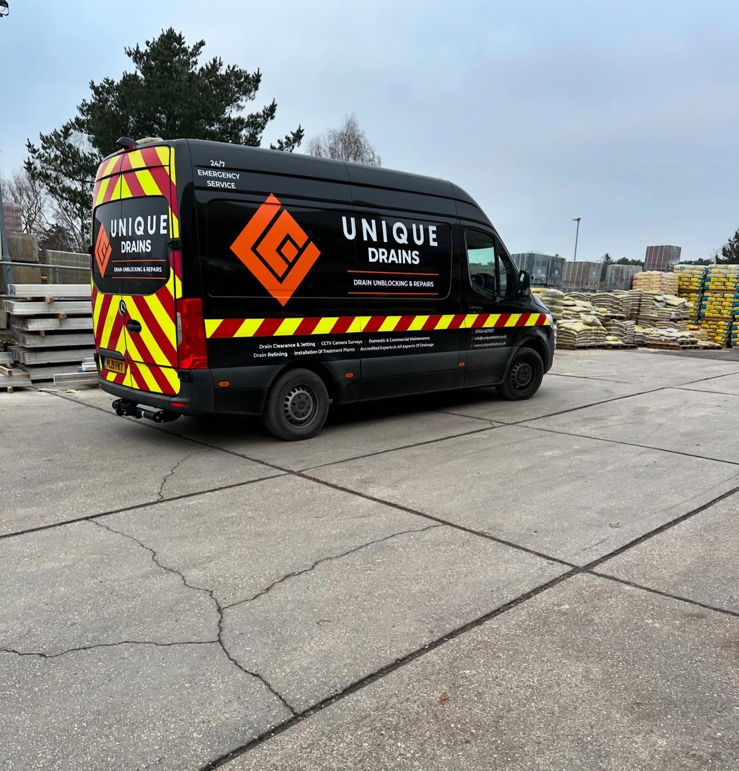 New soakaway installation