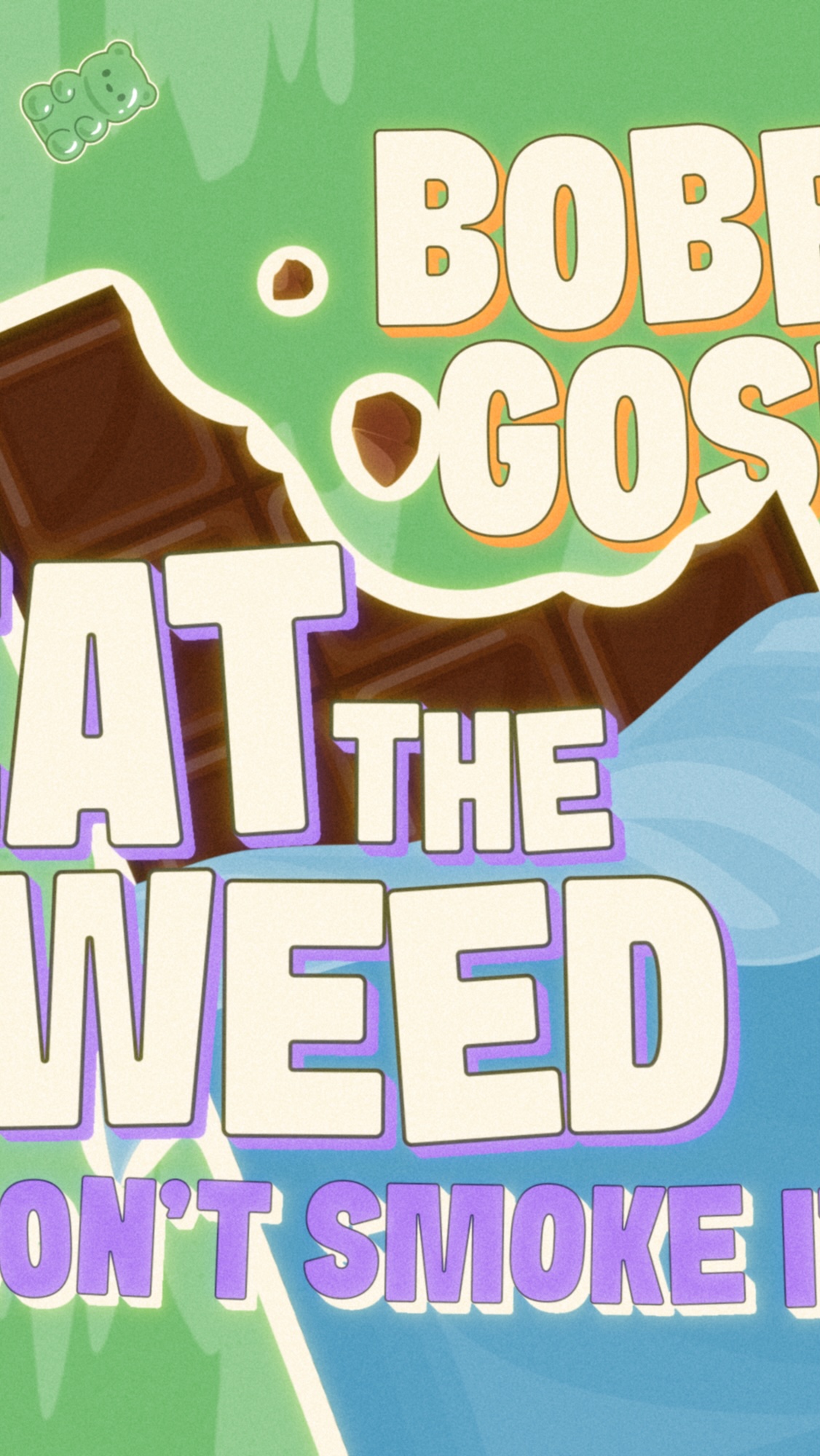 🎶 “Doin’ it wrong for way too long, gotta get to you with this song!” 🎶
Listen to the full song at the link in bio 🔗
Bobby Gosh delivers a catchy, witty anthem about a healthier way to enjoy the green! 🌿 “Eat the Weed (Don’t Smoke It)” is all about switching up the game—ditch the smoke and embrace edibles for a smoother, safer high. From gummies to chocolates to tinctures, Bobby’s lyrics serve up a fun and profound message: “It’s better for you, it’s profound!”
This infectious tune is perfect for vibing, learning, and laughing along with Bobby’s clever rhymes and rhythmic repetition. Whether you’re new to the edible experience or just looking for a fresh perspective, this song is sure to get you thinking—and dancing!