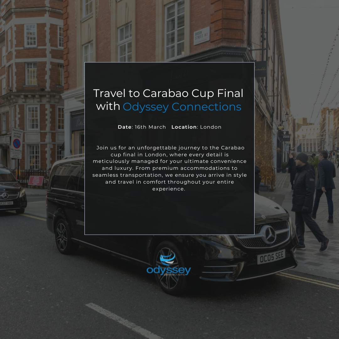 Join us for an unforgettable journey to the Carabao cup final in London, where every detail is meticulously managed for your ultimate convenience and luxury. From premium accommodations to seamless transportation, we ensure you arrive in style and travel in comfort throughout your entire experience