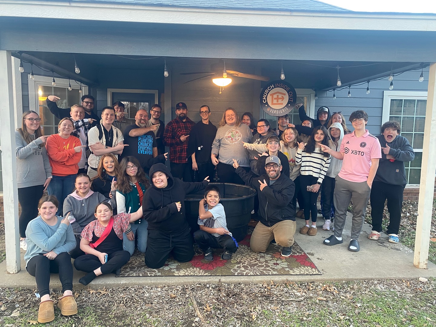 Amazing time tonight!!! Chris was baptized! Addison gave her life to Jesus! @cioverdigris #verdigrischurch #salvation #baptism