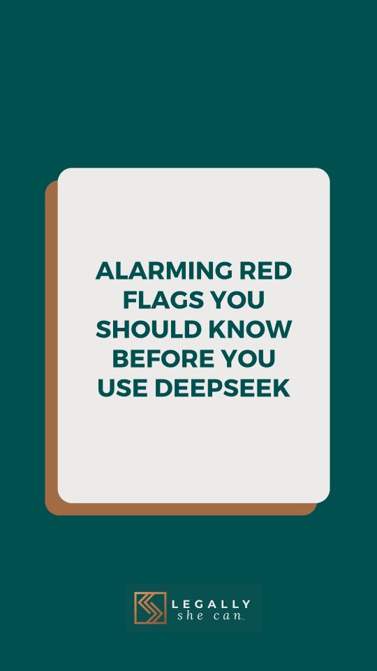 🚨 DeepSeek is a Privacy Nightmare – Read This Before You Use It!
👉 Want to protect your business? Write "LEGAL" below to get the Business Legal Checklist. Stay compliant. Stay secure.
DeepSeek isn’t just another AI chatbot—it’s a data security risk.
👉According to its privacy policy, DeepSeek stores everything on servers in China.
And here’s why that’s a MAJOR problem…
⚖️China has a law that requires company like DeepSeek to handover data that they have.
🤯The issue? China has been accused of backing cyberattacks that have targeted millions of businesses and individuals worldwide.
By using DeepSeek, you could be handing your sensitive business data to a country linked to major cyber threats.
🔍 If you're asking, "Should businesses use DeepSeek?"—the real question is, do you trust where your data is going?
🚨 Protect yourself. Protect your business. 🚨
#IsDeepSeekSafe #DeepSeekAI #DeepSeekPrivacy #DeepSeekVsChatGPT #AIPrivacy #CyberSecurity #DataProtection #BusinessSecurity