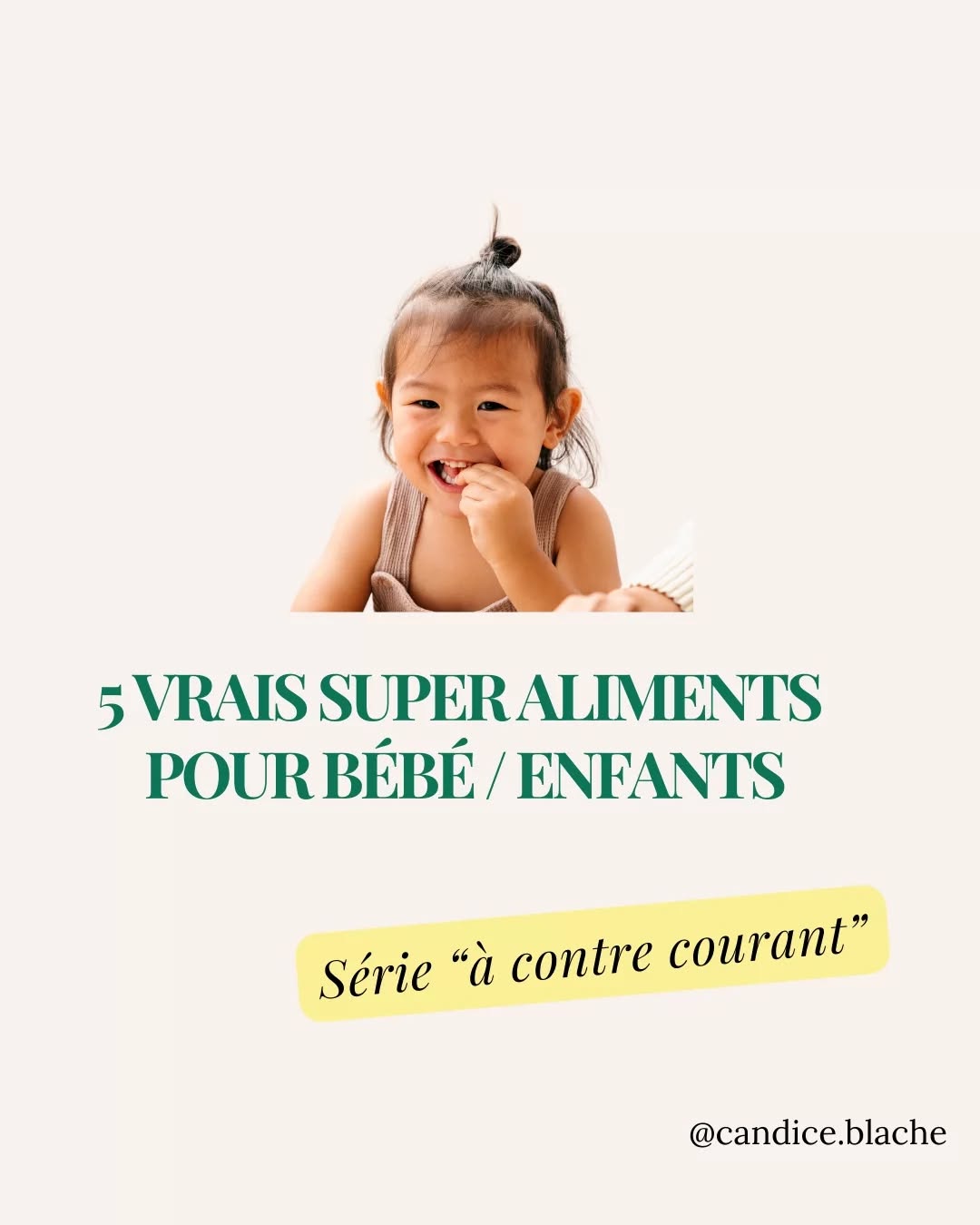 ⬇️⬇️⬇️⬇️ + D'INFOS ET RÉFÉRENCES
..
⚠️ La qualité est PRIMORDIALE, on consomme local, extra frais, biologique si possible et surtout et avant tout des animaux en pâturage (foie de bœuf ou veau, beurre au lait cru..)
..
🥘 Commente BOUILLON pour recevoir la recette de bouillon d'os ou regarde les tout prêts chez @dohatsu, @jollymamafrance ou @goodfoodformama ♥️
..
🐟 Pour l'huile de foie de morue, possible des 6 mois (1/2 cac), je recommande celle de Norsan ou Nordic Naturals 👍👍
..
Je suis Candice, Naturopathe et Doula.
Je t'aide à retrouver la pleine santé 🌿
Pour rappel : prise de rdv possible (voir bio) pour t'accompagner sur ce chemin 💪
..
#alimentationinfantile #dme #diversification #diversificationalimentaire #nuitritionenfant #nutritioninfantile #périnatalité #sante #santédesenfants #naturopathie #alimentationancestrale #babyfood #naturopathieenfant #pediatrie #santenaturelle #naturopathiepediatrique #sesoigneraunaturel #parentalité #femmeenceinte #doula #douladesfamilles