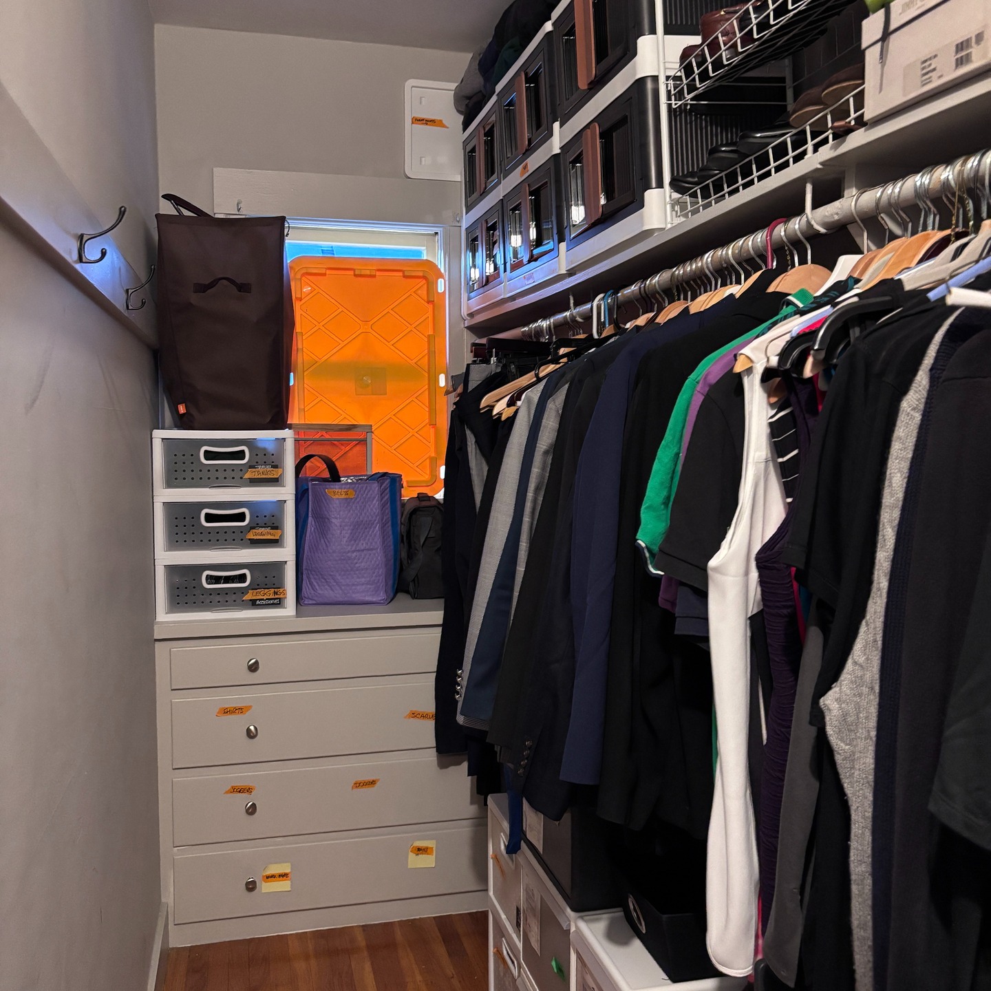 You start with good intentions—pulling everything out of your closet, determined to finally get it organized, but within minutes, you're staring at the mess, overwhelmed and unsure where to begin. Sound familiar? You're not alone.
Even professional organizers can feel the weight of a big project! The difference? We love this process and know how to break it down step by step to create a space that works for you.
🛑 Picture 2: The 'Before'—a closet filled with items you may not even remember owning.
🔄 Picture 3: The 'During'—the necessary (but often messy) middle stage. This part takes time because decluttering is emotional. We go at your pace, making sure you're comfortable with every decision.
✅ Picture 1: The 'After'—a closet transformed into a functional, organized space. This one is still in progress as we still need labels, a curtain, a few more bins but it’s a huge upgrade and it’s functional.
Large projects take time, and that’s okay! Organizing isn’t just about moving fast; it’s about moving intentionally. In the end, we create the space you’ve been longing for—one that makes getting dressed each day effortless.
✨ Ready to tackle your closet? DM me or visit www.cloudytoclearpo.com to book a session! Let’s make your space work for you. 💪
.
.
.
.
.
#DeclutterYourCloset #ProfessionalOrganizer #ClosetGoals #CloudyToClearOrganizing