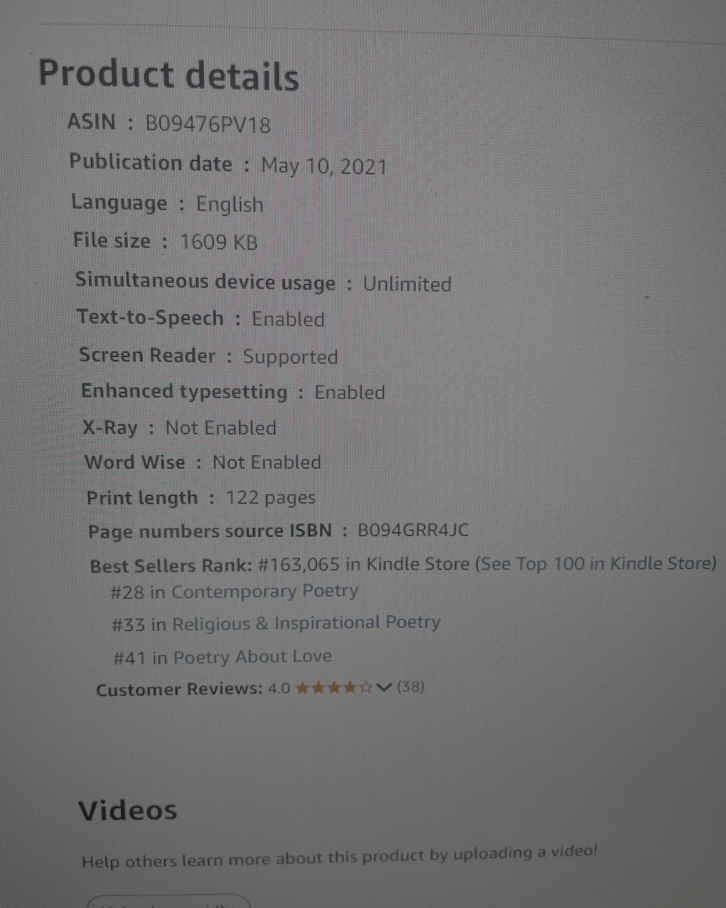 My book Timeless Poetry is still doing great!! If you liked the poem, “Candlelight,” it’s in that book. Get your copy today and leave a review. Thanks!!
#bellespalsypoetryguy
#poetry
#authorsofinstagram
#poems
#poetrycommunity
#pleaseleaveareview
#iwritepoetry
#poetsofinstagram
#authorssupportingauthors