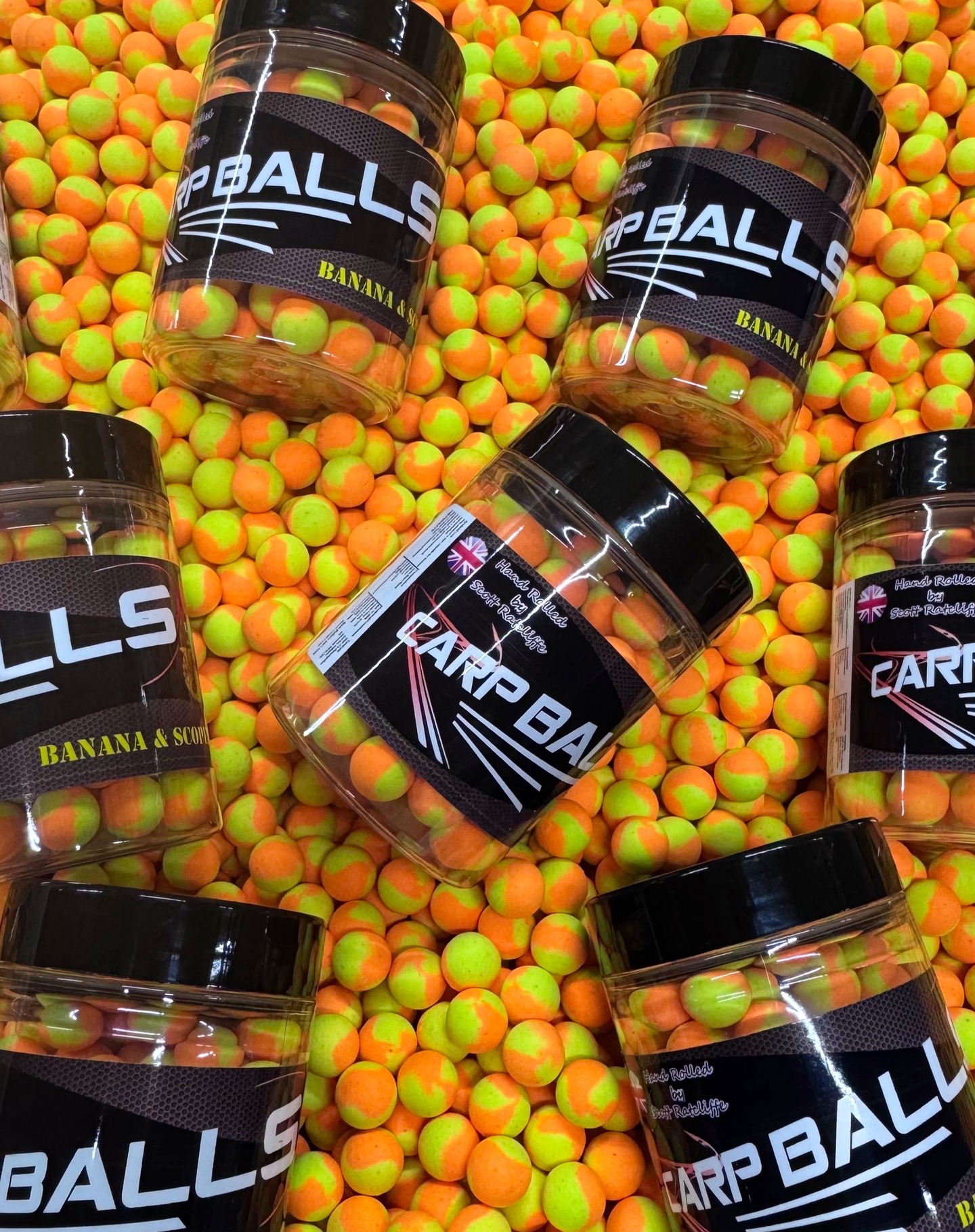 Banana & Scopex 10mm Pop Ups BACK IN STOCK!!! #carpballs #banana #scopex #bananascopex #hookbaits #carpfishing #popups