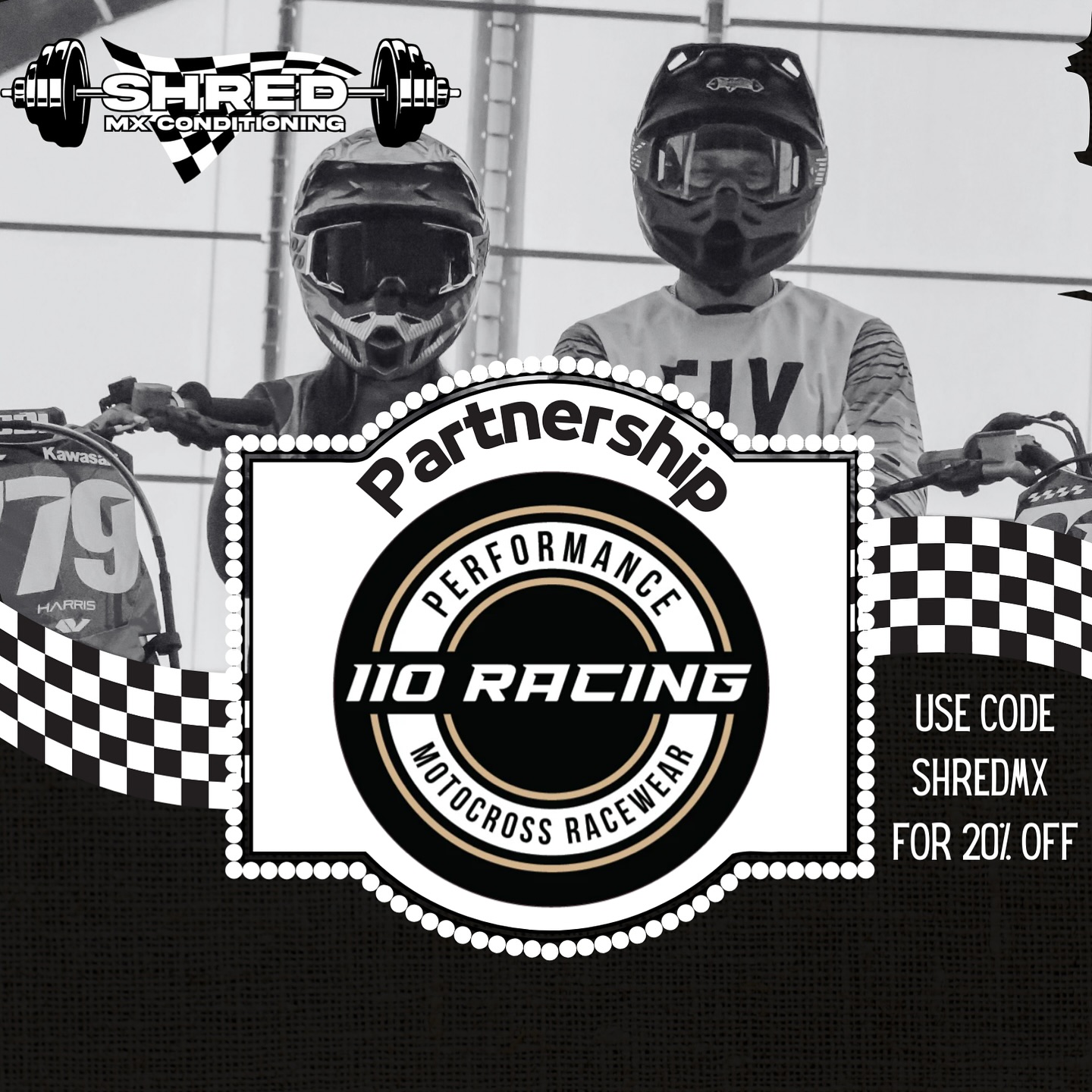 Looking for a fresh look for the coming season? Check out 110 Racing Performance Racewear!
We recently started wearing 110 Racing gear and LOVE the feel and how it fits.
BONUS - it fits me and Phil equally as well, without me having to order women’s specific sets!
This has been a huge struggle of mine (and is for most women riders) so this alone had me sold.
They offer new colorways almost every month in some of the brightest colorways I’ve seen at the track 💯
PRO TIP - use code SHREDMX for 20% off your purchase 😎
#motocross #partnership #mx #dirtbikes #motolife #moto