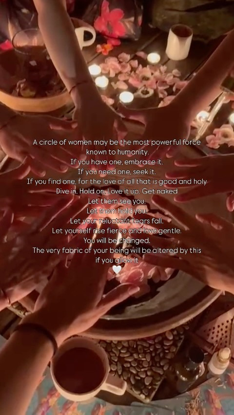 ✨a circle of women is a force unlike any other. When women come together, in love, vulnerability, and support, transformation happens💫
The power of a women’s circle is immeasurable 💖 it heals, uplifts, and creates change deep within us🌱
This is what we SheWolf Retreats, a space where women gather, connect, and rise together. A circle where we embrace our true selves, hold each other, and become stronger through unity🤍
If you’re seeking a place to be seen, to heal, to grow, this is it 🔥 come as you are..
#shewolfretreats #sisterhood #womenscircle