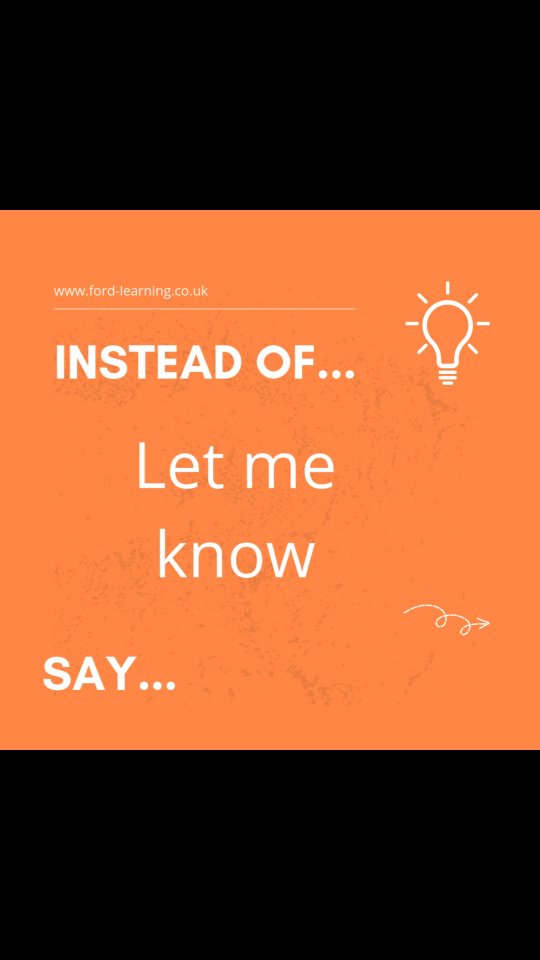 Upgrade your vocabulary and learn new ways to express your thoughts.🇬🇧
It's easy to get into the habit of using the same phrases. Say goodbye to safe expressions and hello to a more dynamic vocabulary! 🚀
Stay tuned for more tips - small changes can make a big difference.
Why not try to use one of the phrases today? 💡
#fordlearning #vocabulary #englishtips #learnenglish #speakingskills