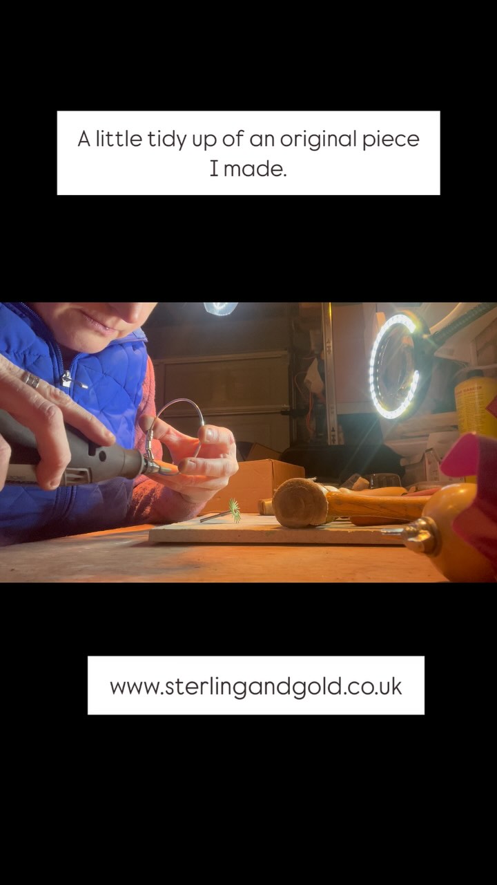 A little tidy up of an original piece, I made this family tree bangle 10+ years ago back when I first started making Sterling Silver jewellery.
Lovely to see how loved it’s been all this time. 🥰
Don’t forget to shop local with all my handcrafted Sterling Silver and 9ct Gold Jewellery.
Check out my website for in stock items or contact me if you would like a difference size, I make to order!! ☺️
www.sterlingandgold.co.uk
#sterlingandgold #handcraftedjewellery #artisanjewellery #lisburncity #handmadejewellery #hillsborough #shoplocalni #shopsmallbusiness