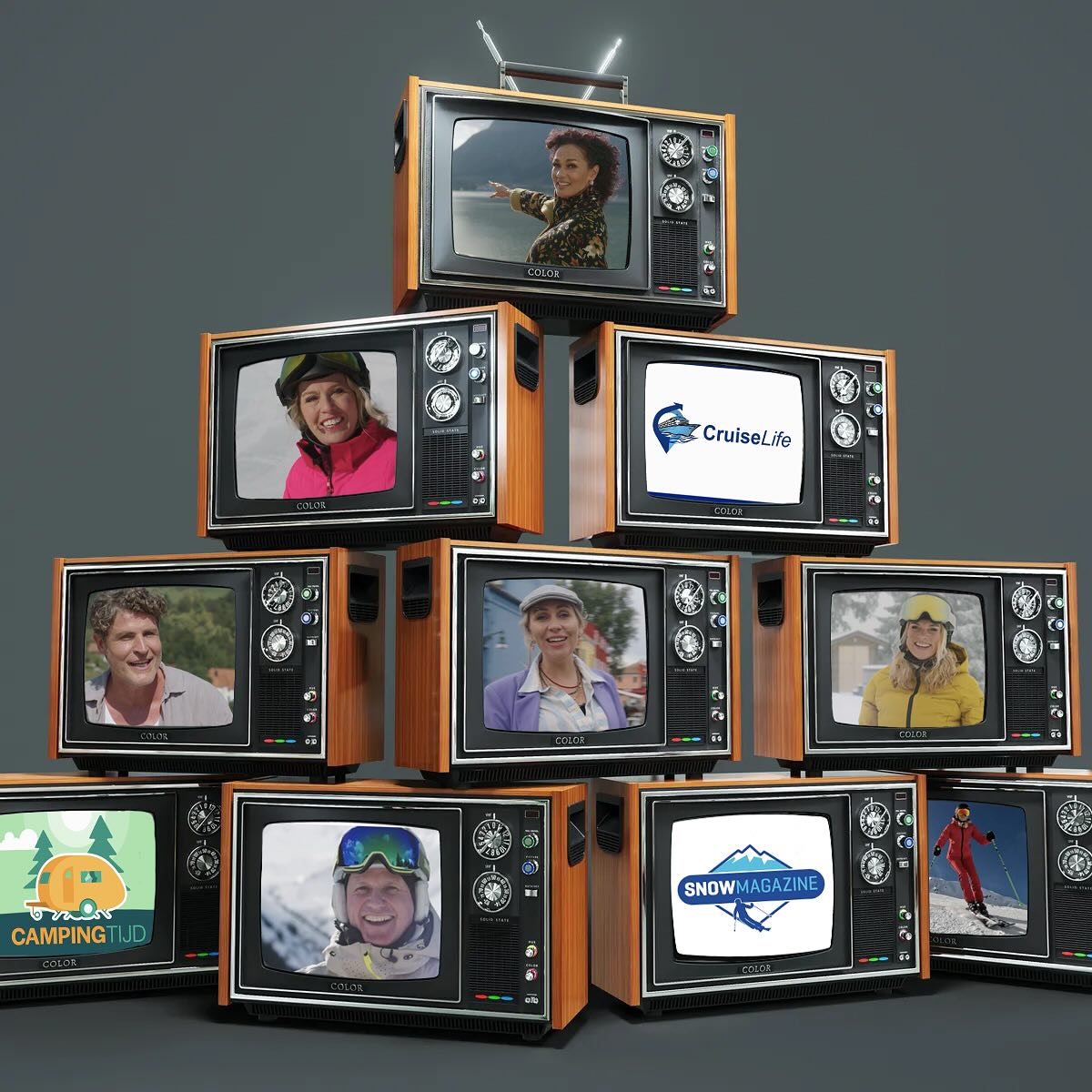 Komende zondag maarliefst 3 programma’s op een dag op RTL4 @snowmagazine.nl @campingtijd @cruiselife.tv :-)