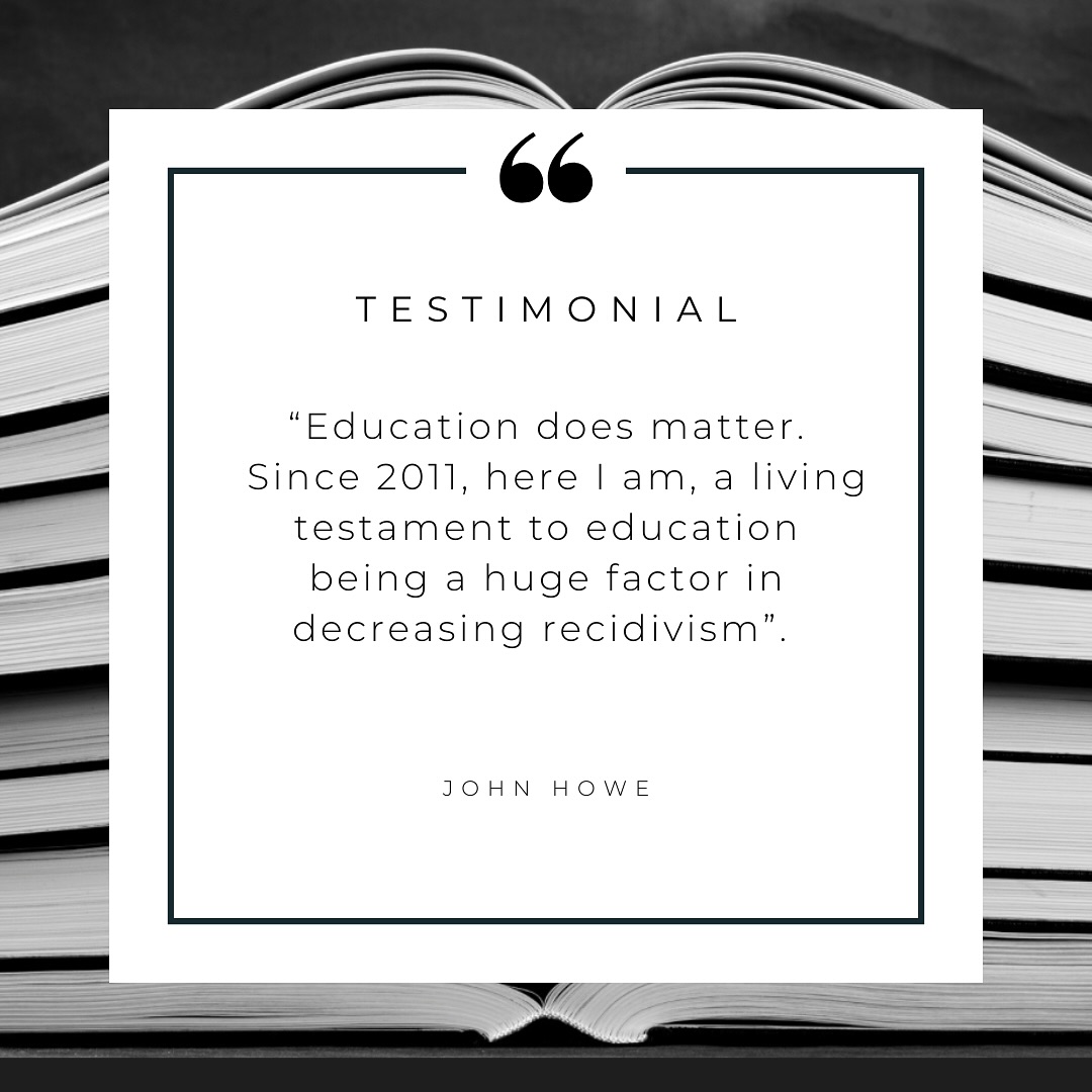 Check in tomorrow for a testimonial from Mr. John Howe.