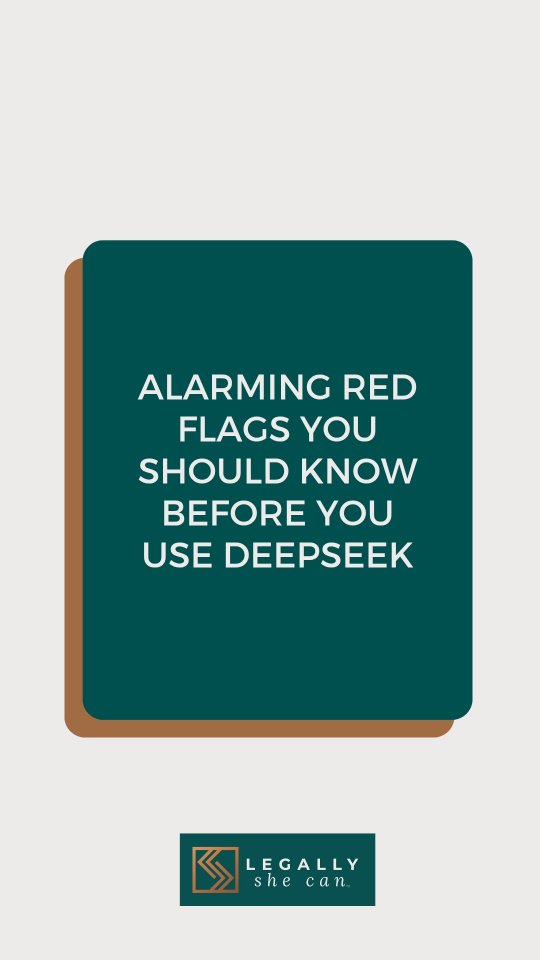 📢 Is DeepSeek Safe? Here’s What You Need to Know! 🚨
🌟Be compliant, stay protected. Write LEGAL below and I will send you a business and legal checklist of the things you need to secure and protect your business🌟
Thinking of using DeepSeek for your business? You might want to think twice.
❌ HERE’S THE PROBLEM:
⚠️ DeepSeek uses keystrokes patterns and collects data beyond the platform - - more than what Chatgpt collects (which is already problematic to begin with). This will allow the platform to profile you faster.
⚠️ They store your data indefinitely—unlike other AI platforms with clear retention limits.
⚠️ They store EVERYTHING in China, where the government can access your data at any time—without your knowledge.
💼 Should Businesses Use DeepSeek? If you care about data security, privacy, and protecting your business, this AI might not be worth the risk.
📢 Dangers of DeepSeek: Don’t let your business fall into a privacy trap.
🚀 #DeepSeekReview #IsDeepSeekSafe #DangersOfDeepSeek #BusinessCompliance
#coacheshelpingcoaches #legallyshecan #legallyfluent #trustweaver