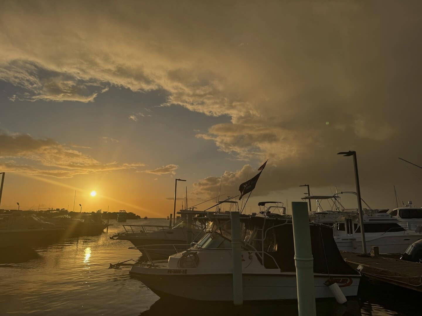 Moody sunset