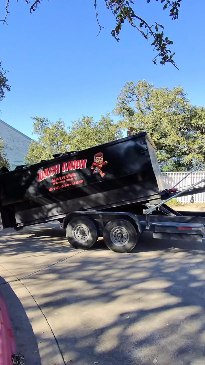 Bye Junk ✌🏽 #dashawayjunkhauling #dashawaydumpster