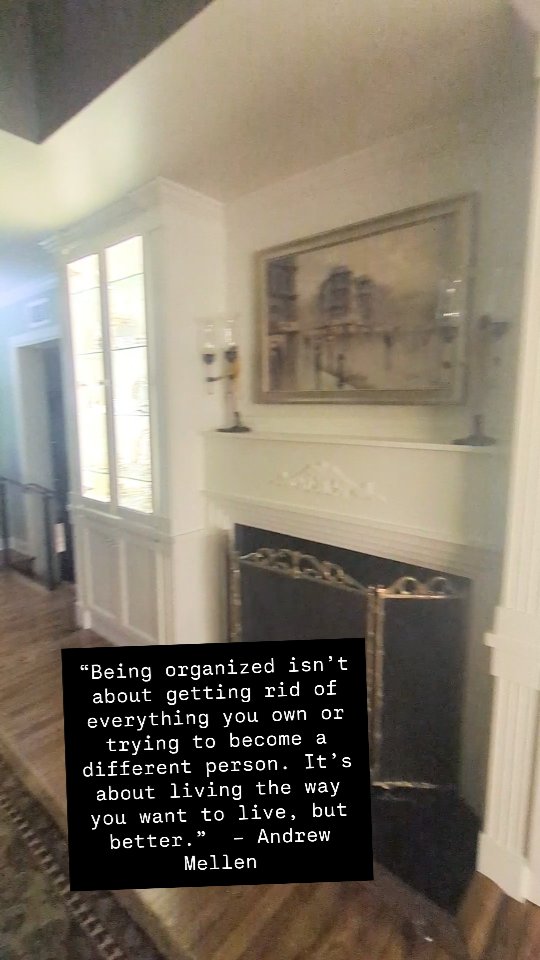 My biggest organizing inspiration is my grandmother feat. Her beautiful house ✨
#organizinginspiration #organizationdesign #professionalorganizer #househome #house #home #interiordesign