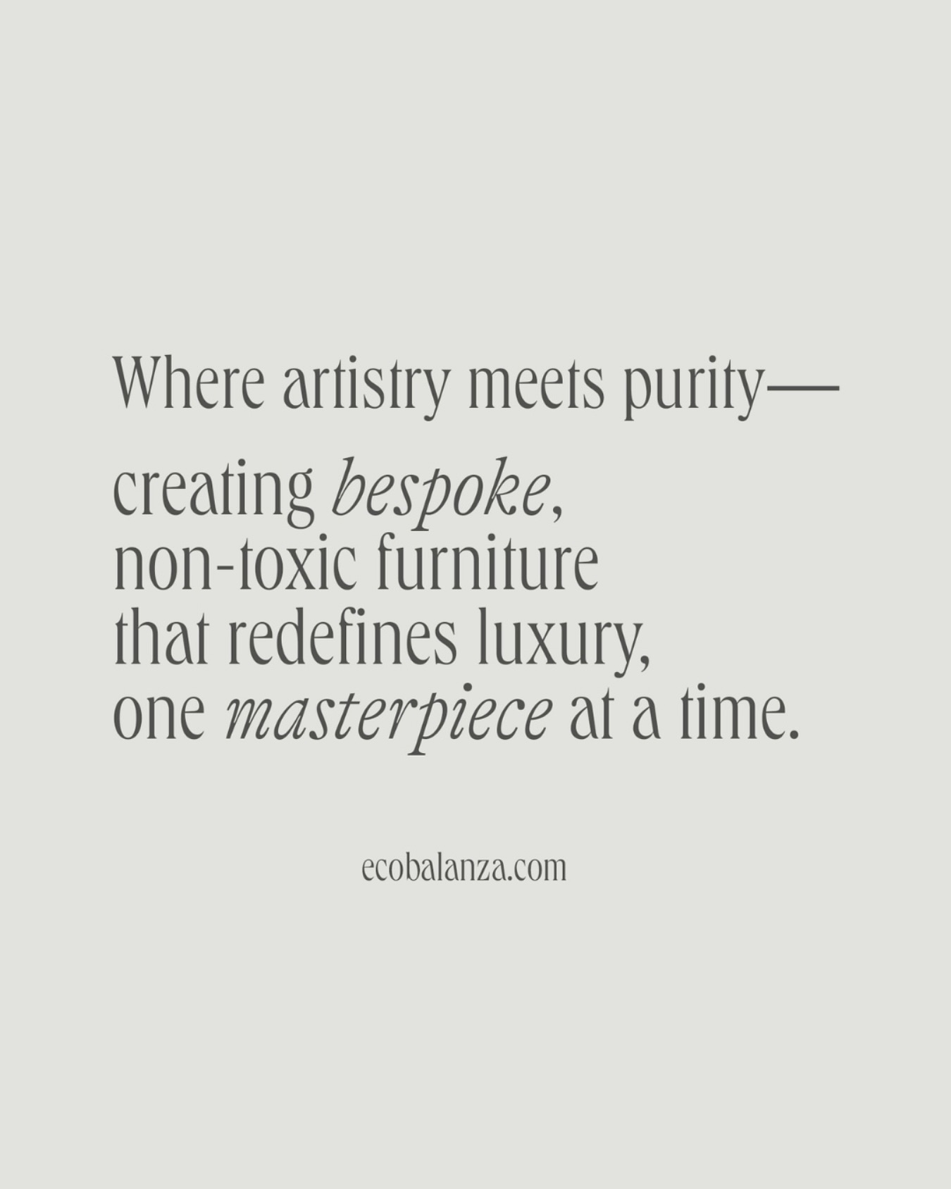 Where artistry meets purity—creating bespoke, non-toxic furniture that redefines luxury, one masterpiece at a time.
•
#ecobalanza #handmadefurniture #sustainablefurniture #ecofriendly #organic #oneofakind #handmade #chemicalfreehome #chemicalfree #climatechange #ecoconscious #sustainable #artisan #handcrafted #nontoxic #design #organicfurniture #custom #customfurniture #ecofriendlyproducts #nontoxicfurniture #artisanfurniture #nontoxicliving