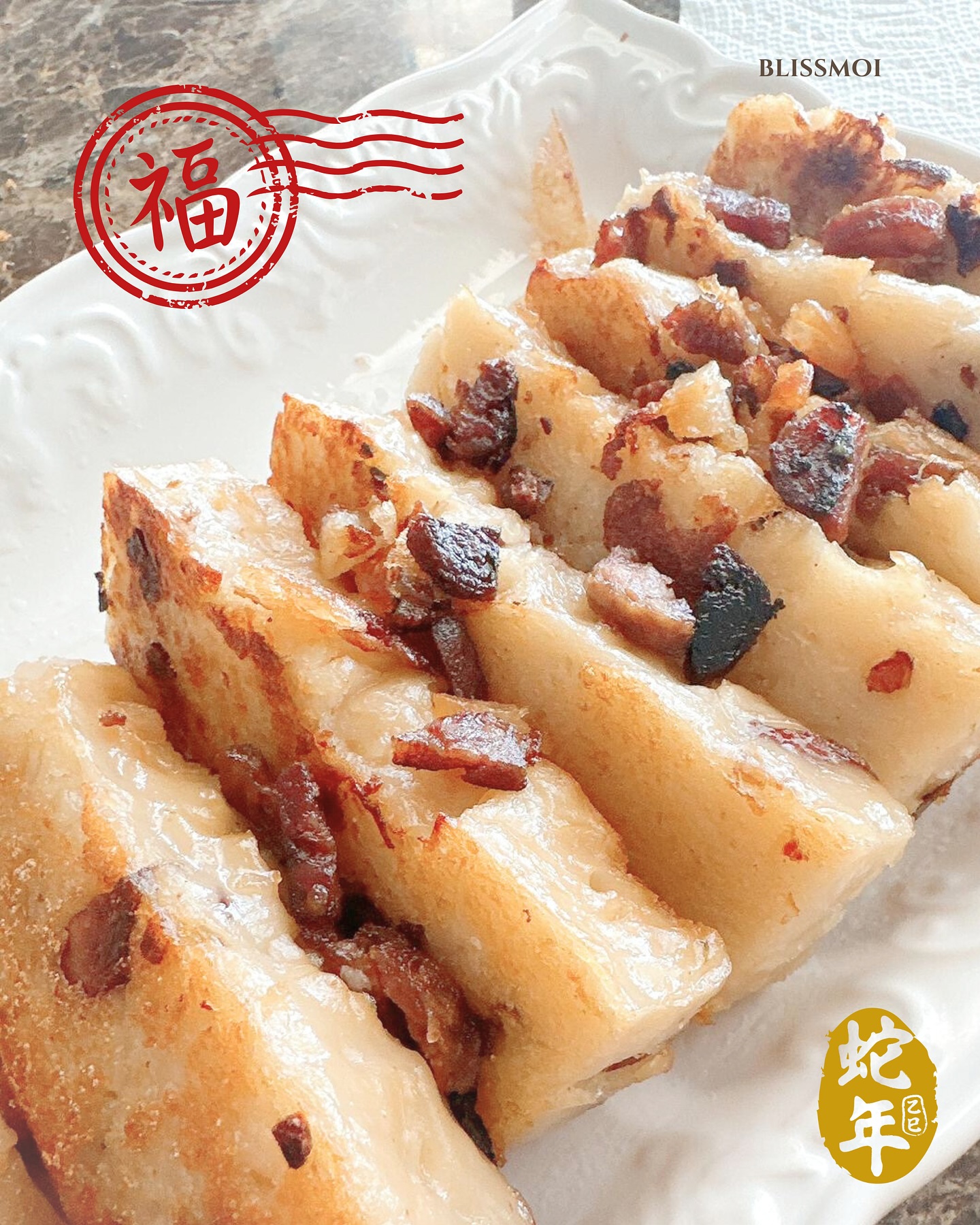 Happy New Year of the Snake ! 🐍
Wish everyone healthy and wealthy in Year of the Snake🧧
#yearofthesnake #happynewyear #turnipcake #homemadefood #blissmoi