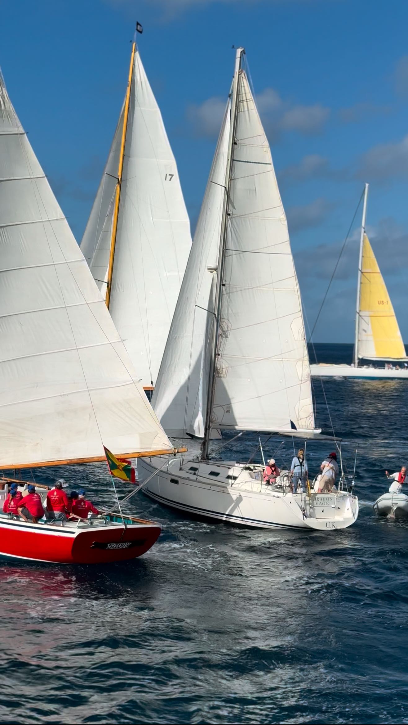 No good race starts sober! 🇬🇩⚓️.
⛵️Grenada Sailing Week was more than just competition—it was proof that even after the storm, we rise.
Even after Hurricane Beryl, the spirit of the people remains unshaken. And watching James Benoit lead this race—it was truly inspiring. A man who carries history with every step.
.
.
#SailStrong #carriacousloop #SailOn #sailing⛵️ #caribbean #grenada🇬🇩 #puregrenada #petitemartinique #sequoiasocials