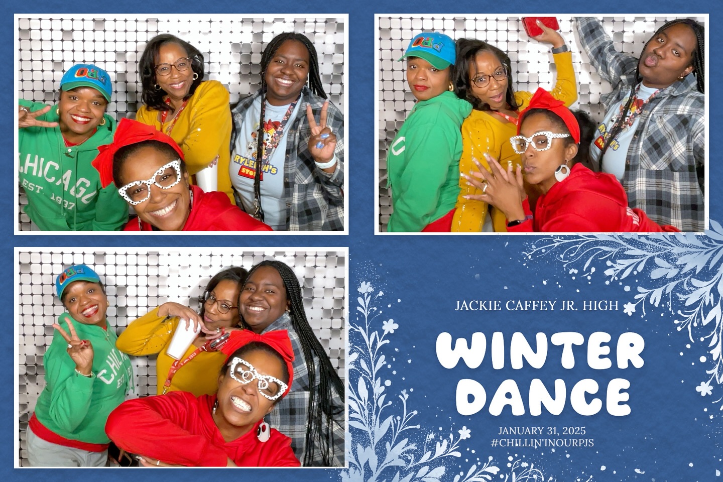 Last night was a blast at Jackie Caffey Jr. High’s Winter Dance! ❄️✨ Our Photo Booth was busy capturing all the fun, smiles, and memories. Thanks for letting Be Our Guest Entertainment be part of your magical night! ❄️📸
#WinterDance
#PhotoBoothFun
#BeOurGuestEntertainment